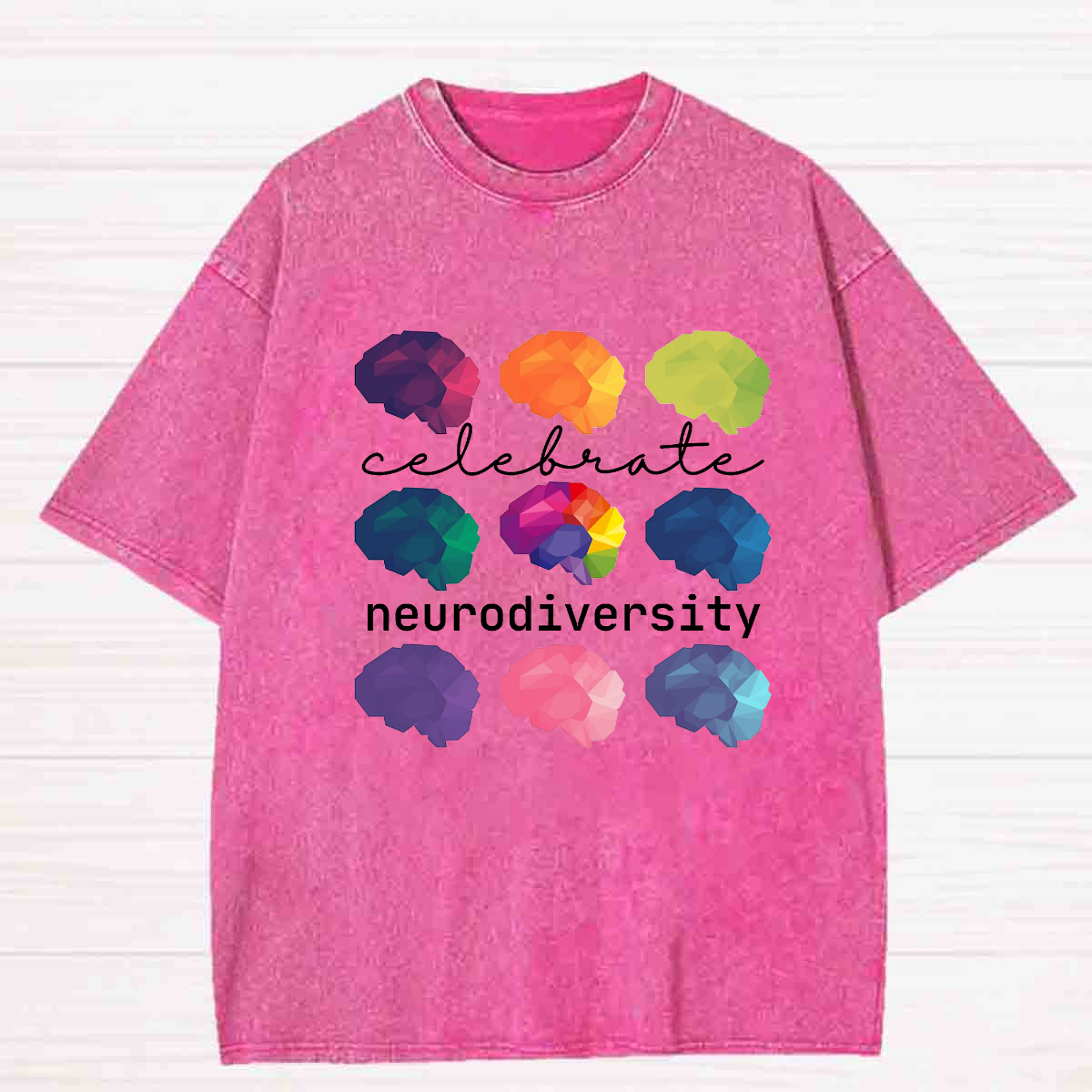 Celebrate Neurodiversity Washed T-shirt