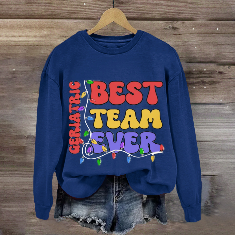 Personalized Team Name Christmas Sweatshirt