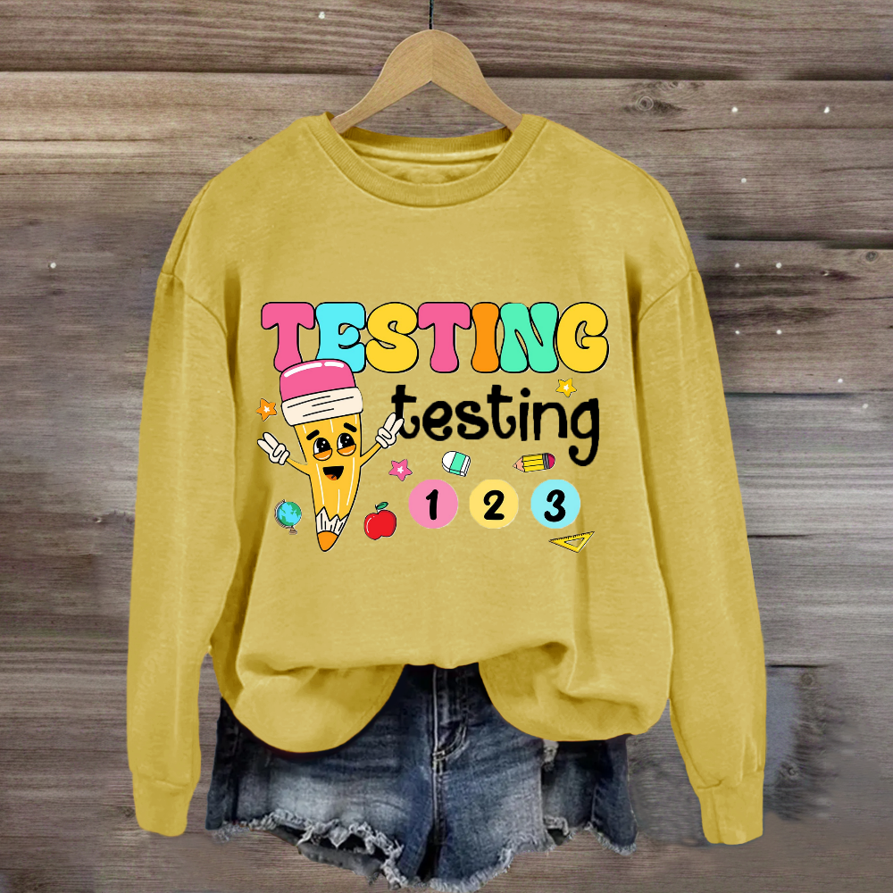 Testing Day Pencil Sweatshirt