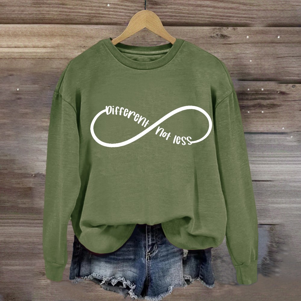 Different Not Less Autism Awareness Sweatshirt