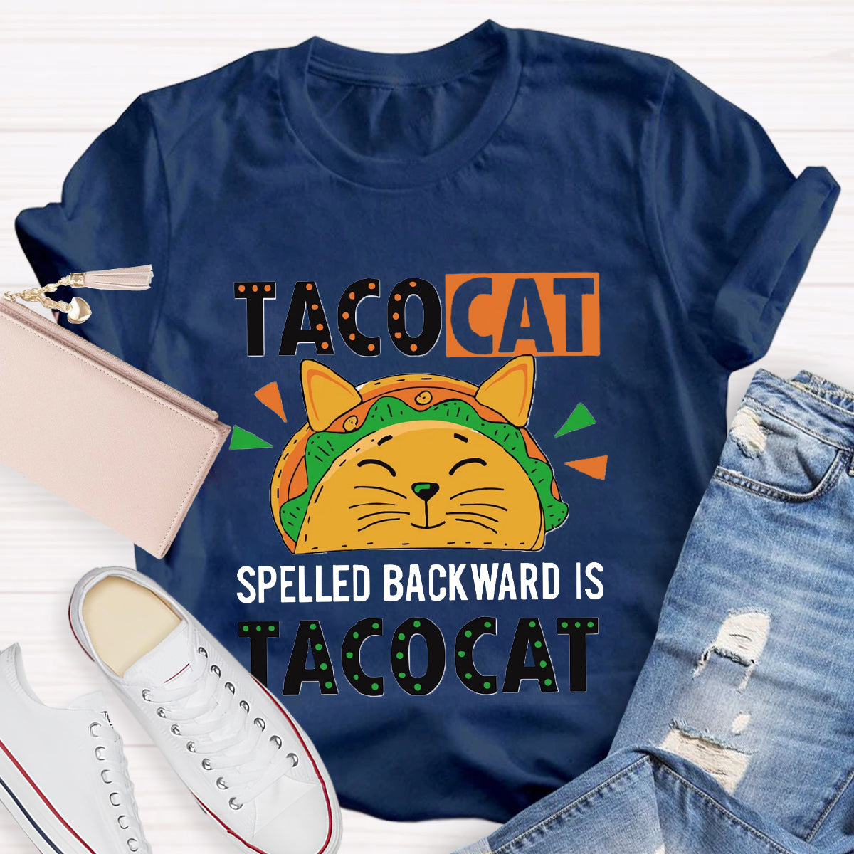 Tacocat Spelled Backward Is Tacocat T-Shirt