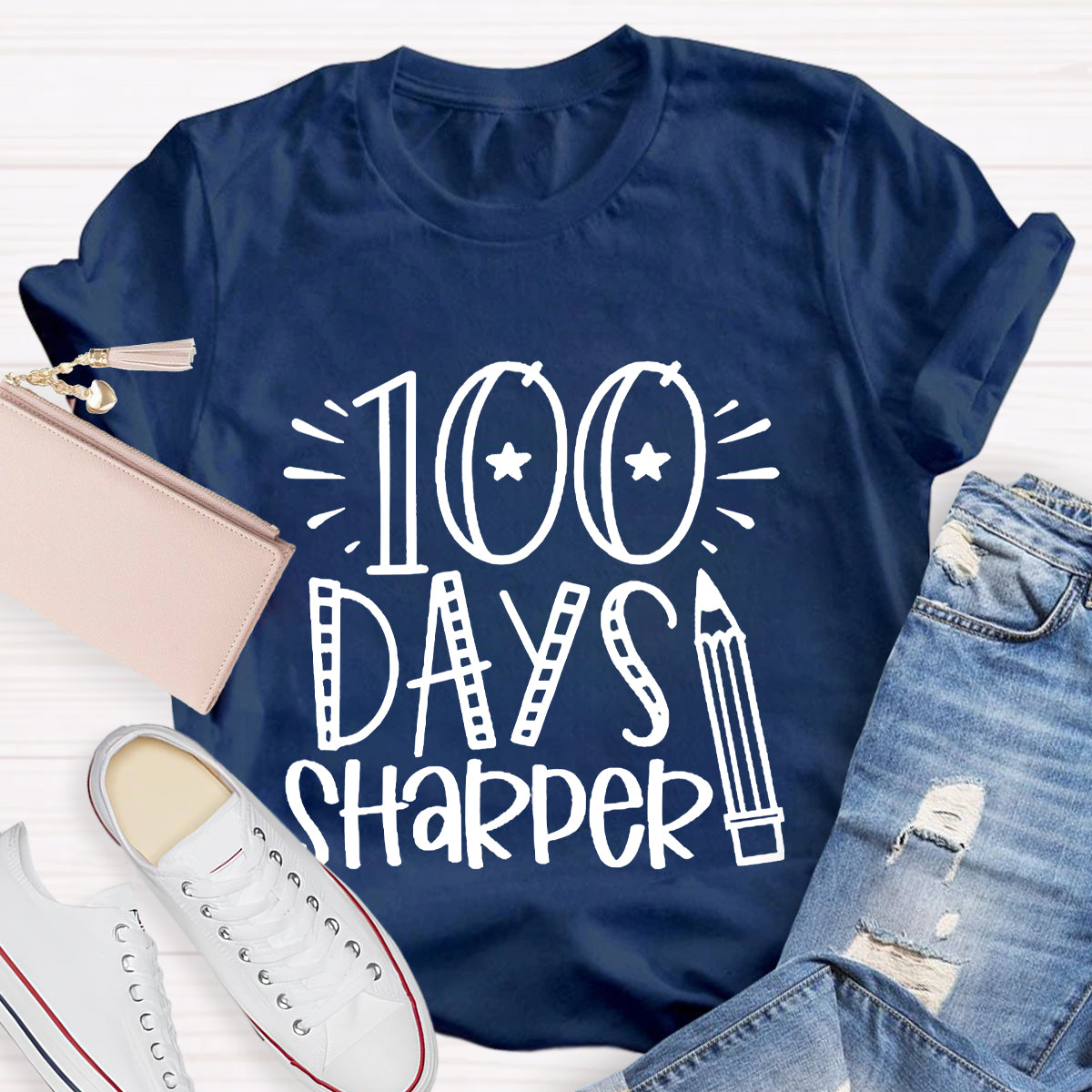 100 Days Sharper Teacher T-Shirt