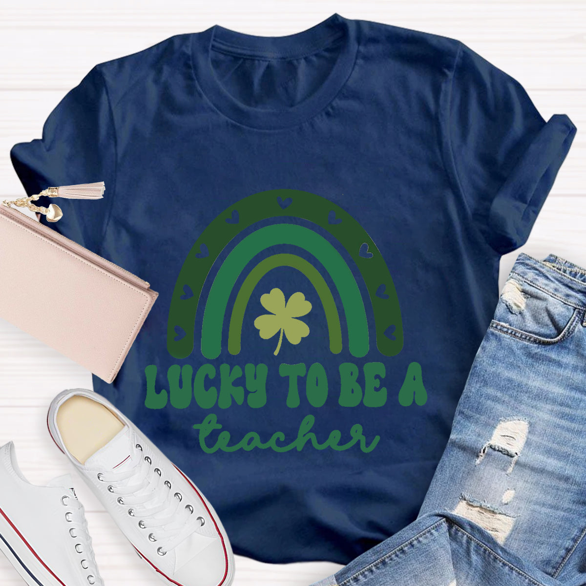 Lucky To Be A Teacher T-Shirt