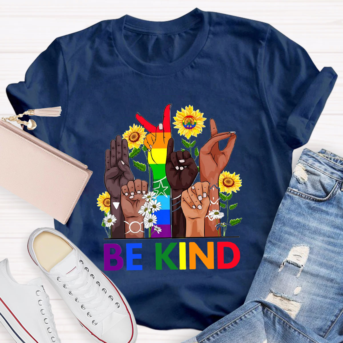 Be Kind Sign Language Hand T-Shirt