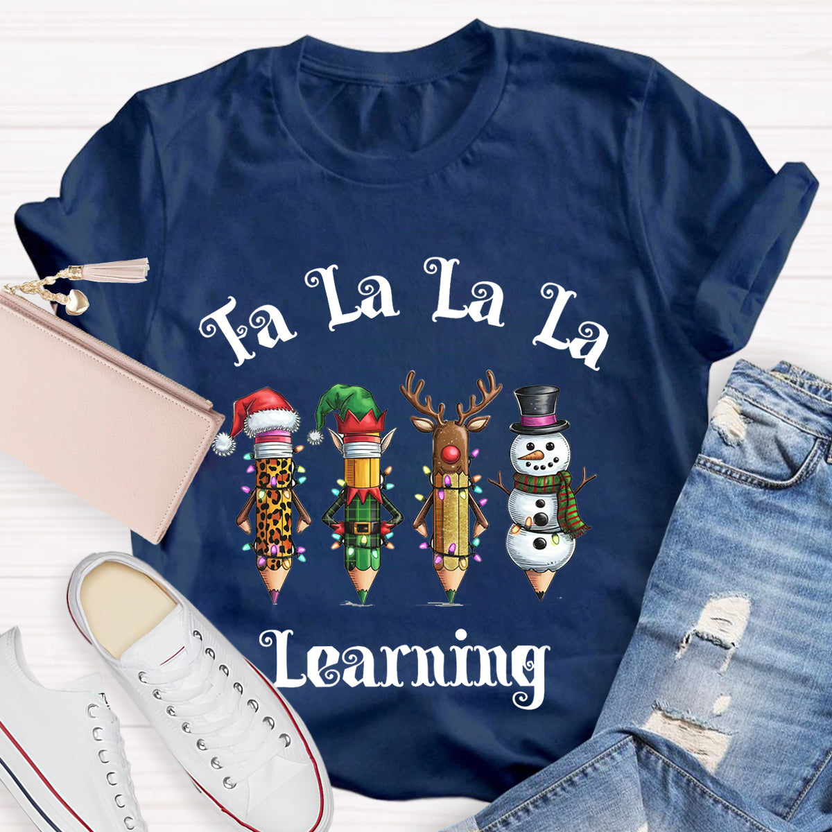 Christmas Pencil Learning T-Shirt