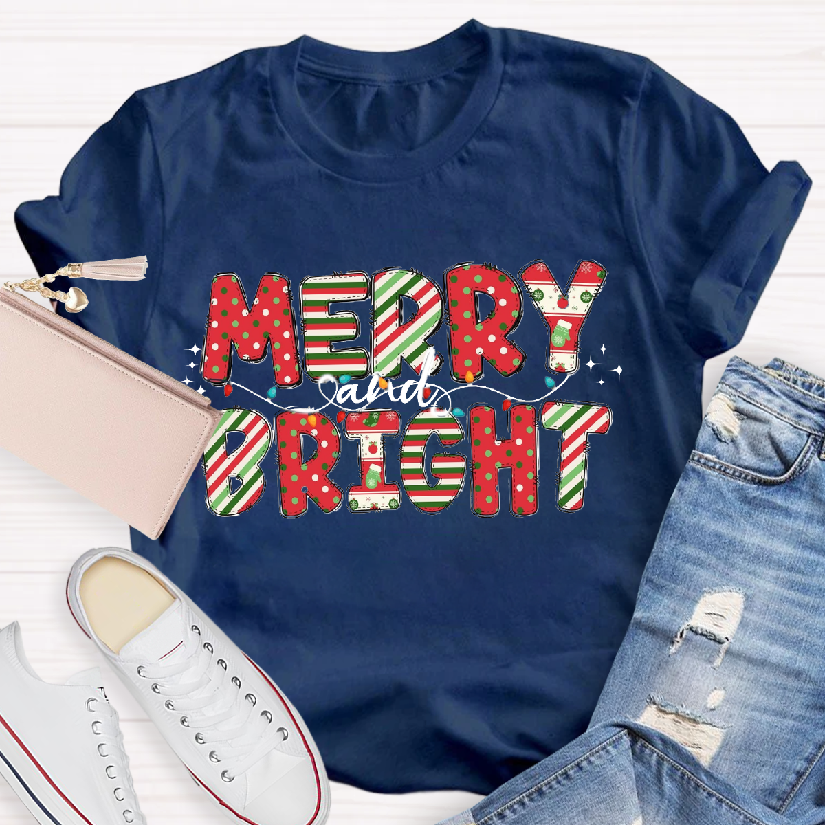 Merry And Bright Dot T-Shirt