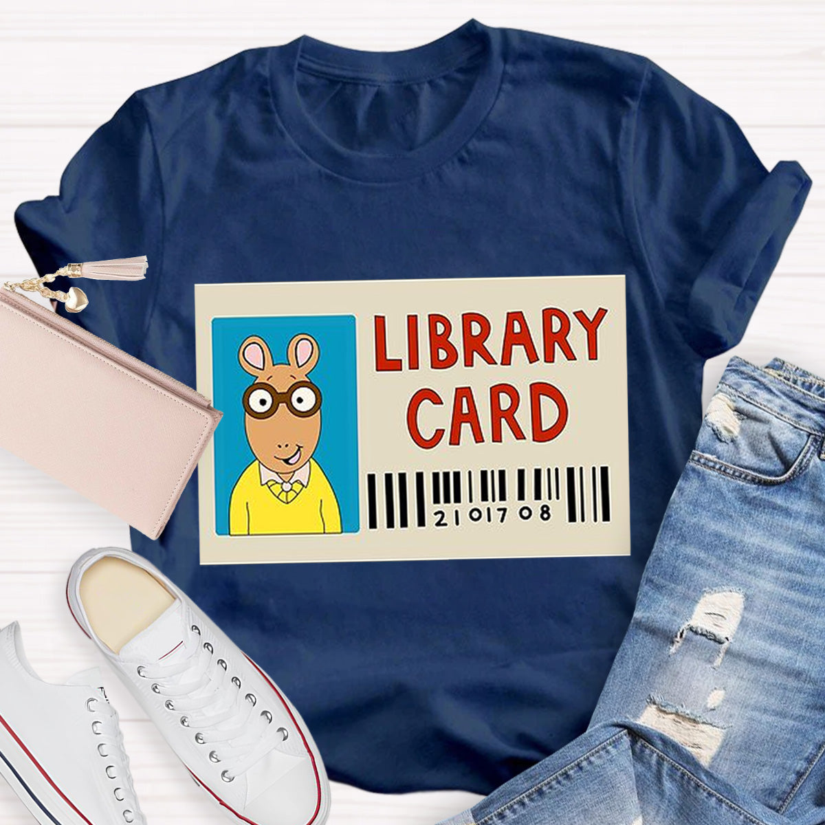 Arthur Library Teacher T-Shirt