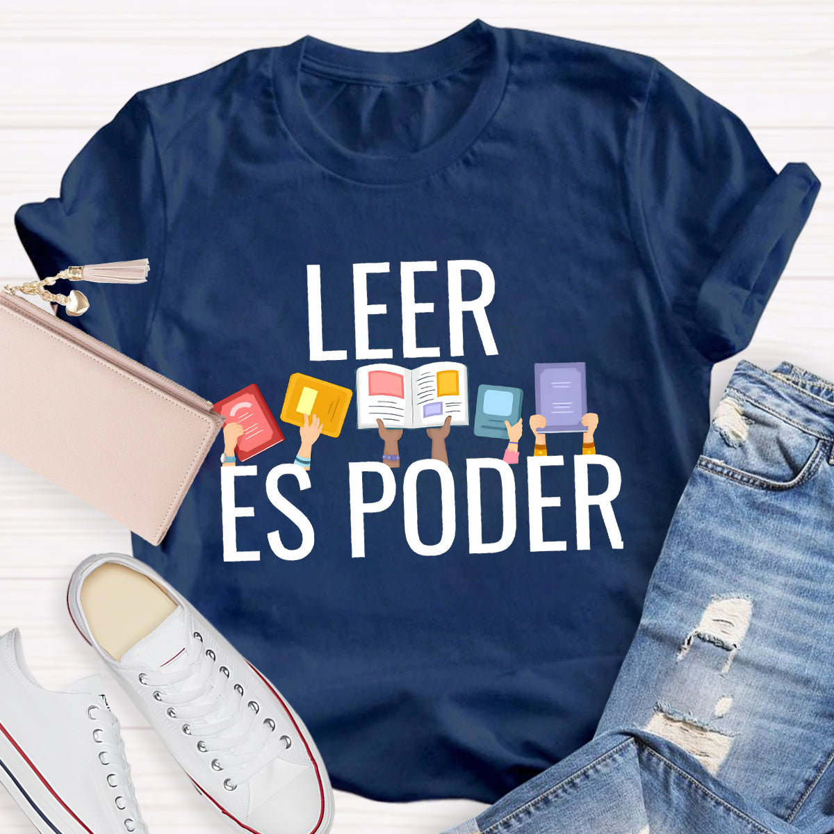 Leer Es Poder Spanish Teacher T-Shirt