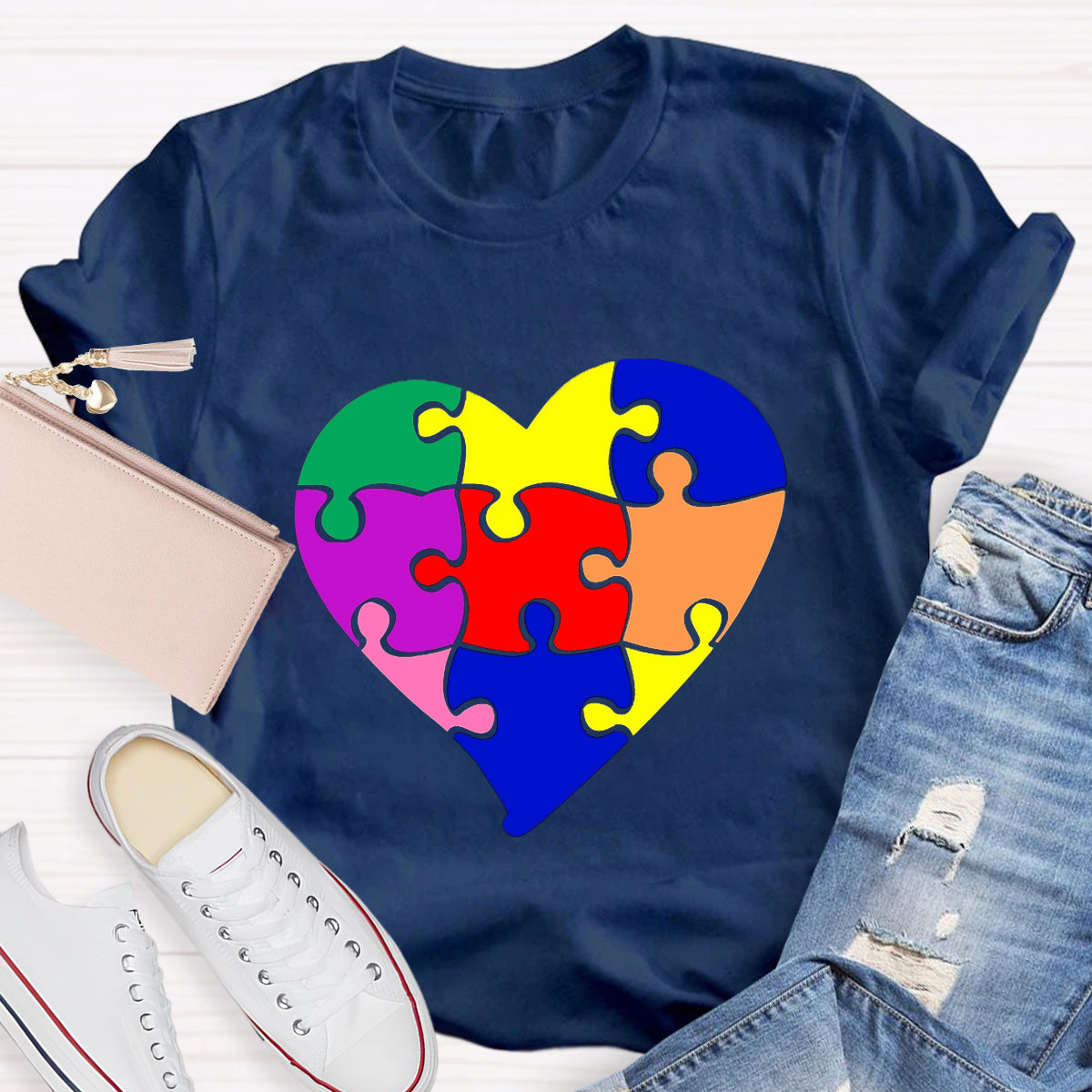 Puzzle Heart Special Education T-Shirt