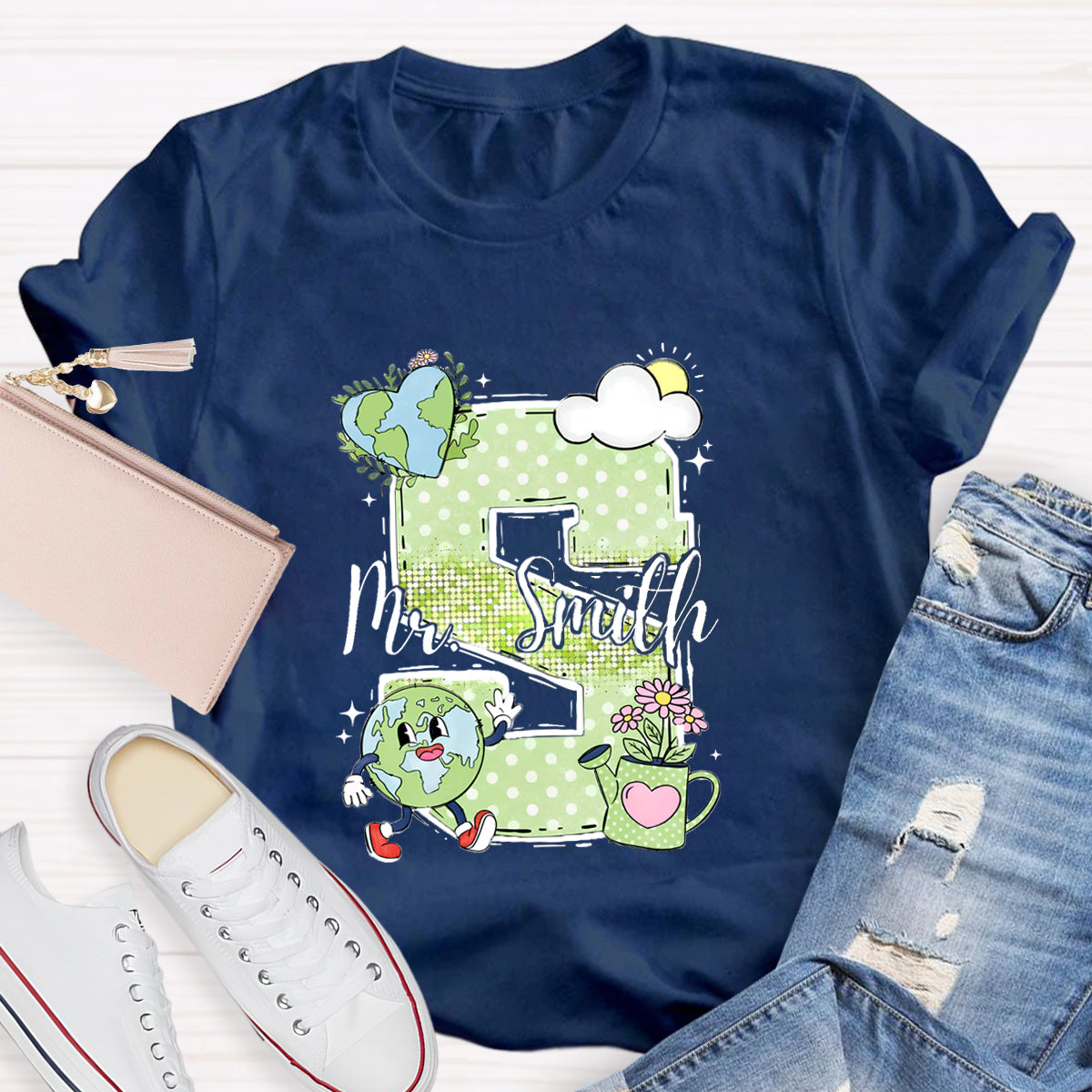 Personalized Name Earth Day T-Shirt