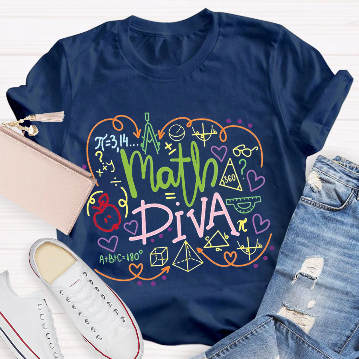 Math Diva Mathematical Symbol T-Shirt