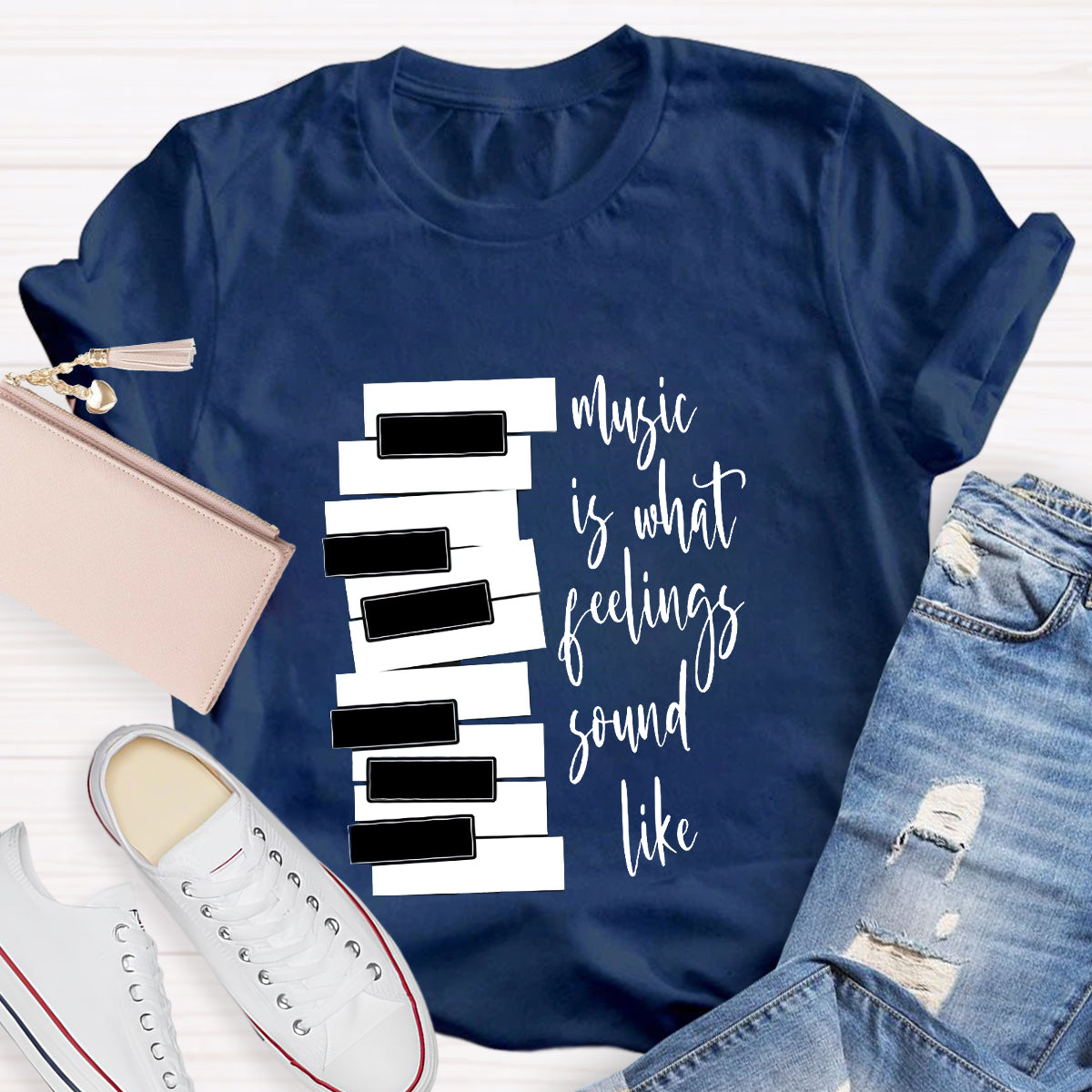 Music Is What Feelings Sound Like T-Shirt