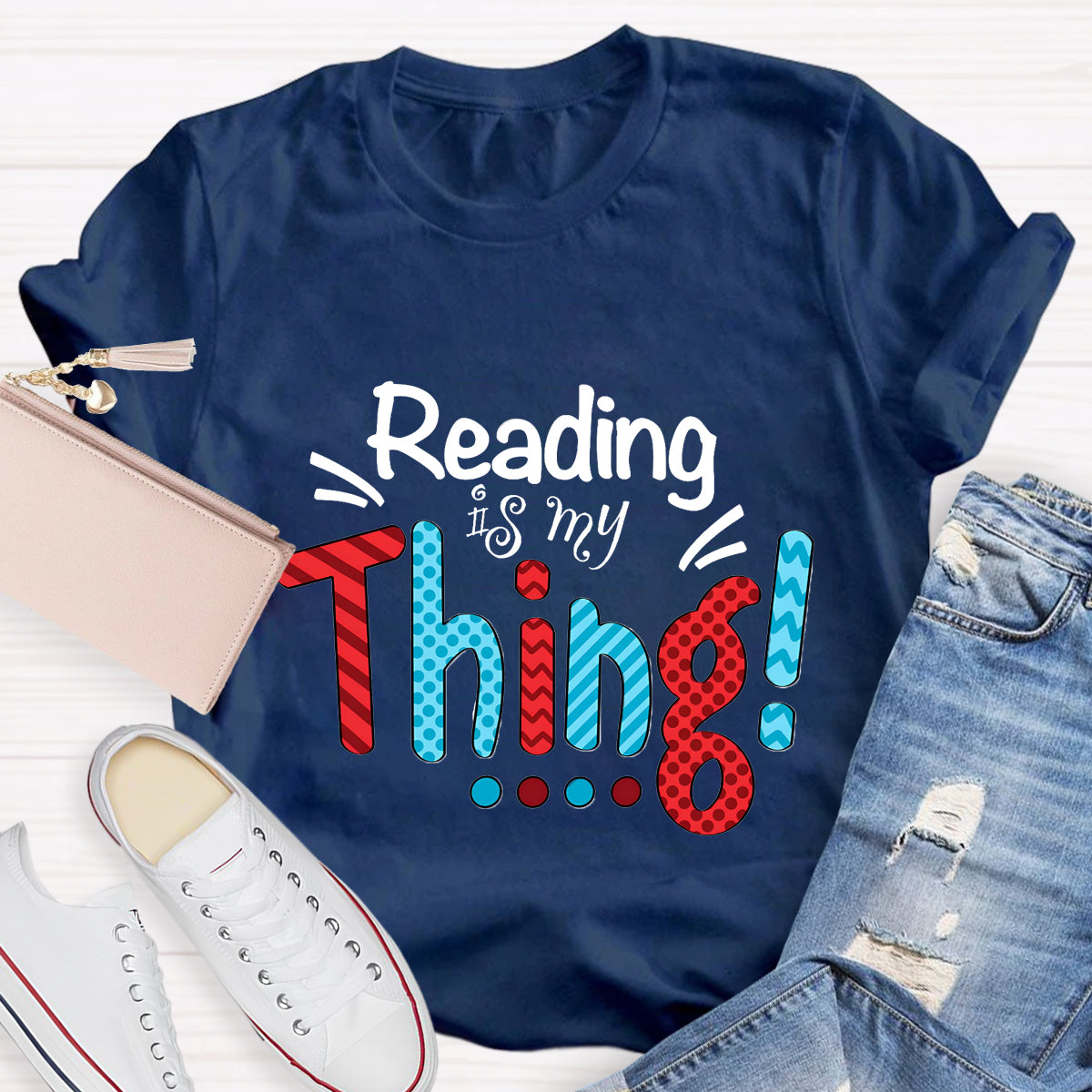 Reading Is My Thing Teacher T-Shirt