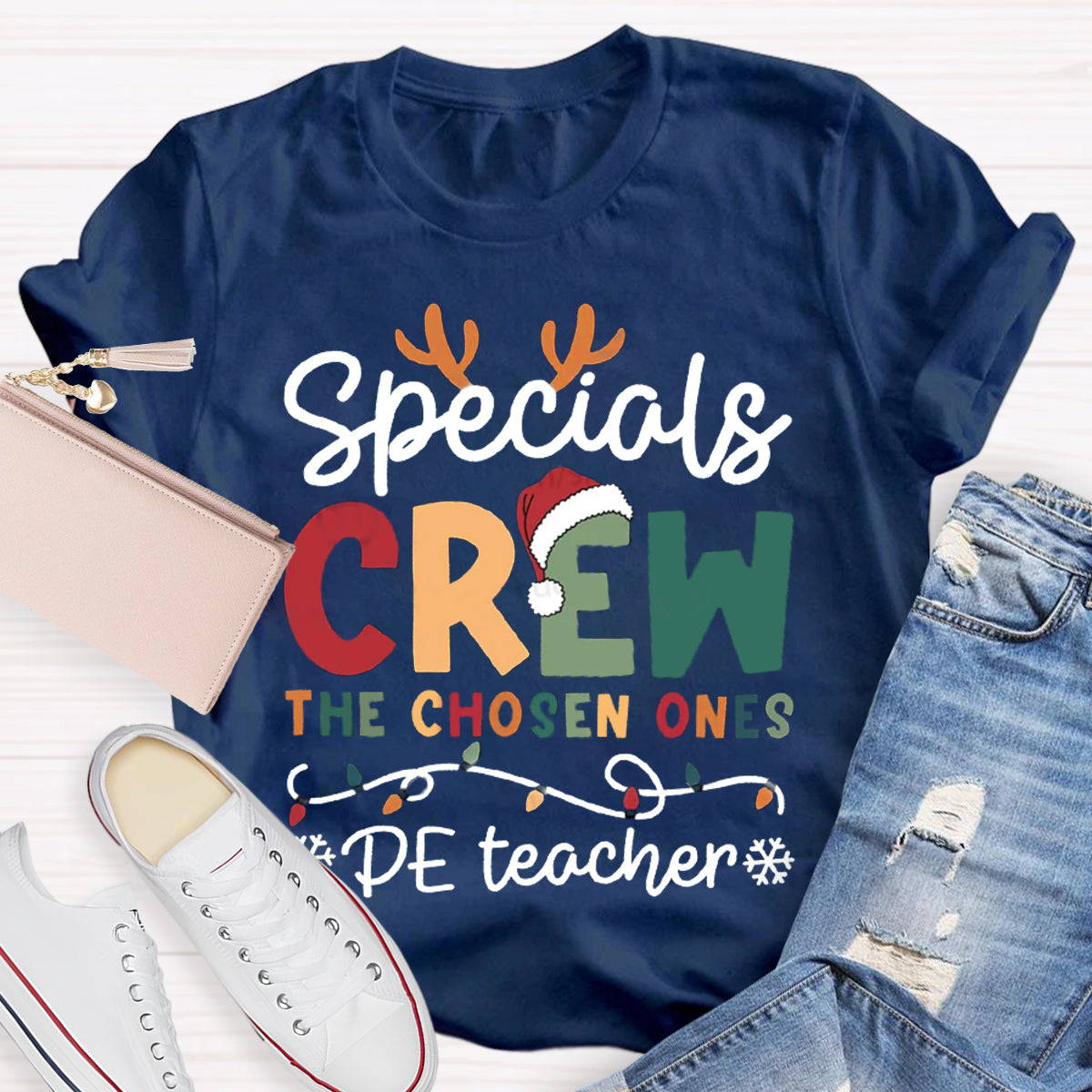 Personalized Subject Specials Crew The Choose Ones PE Teacher T-Shirt