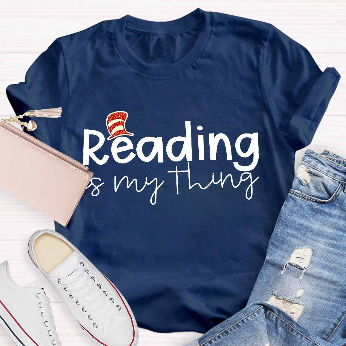 Reading Is My Thing Teacher T-Shirt