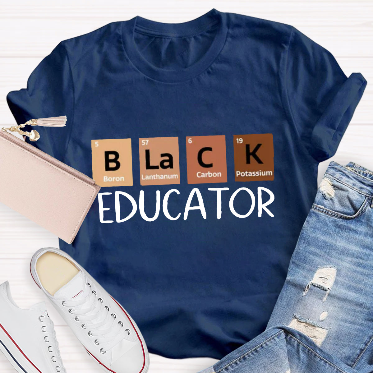 Black Educator Teacher T-Shirt