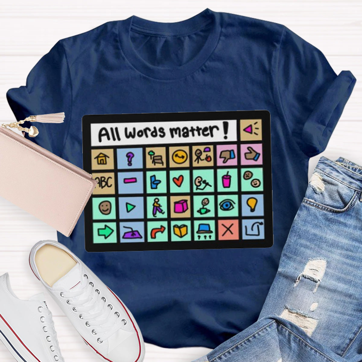 All Words Matter Teacher T-Shirt