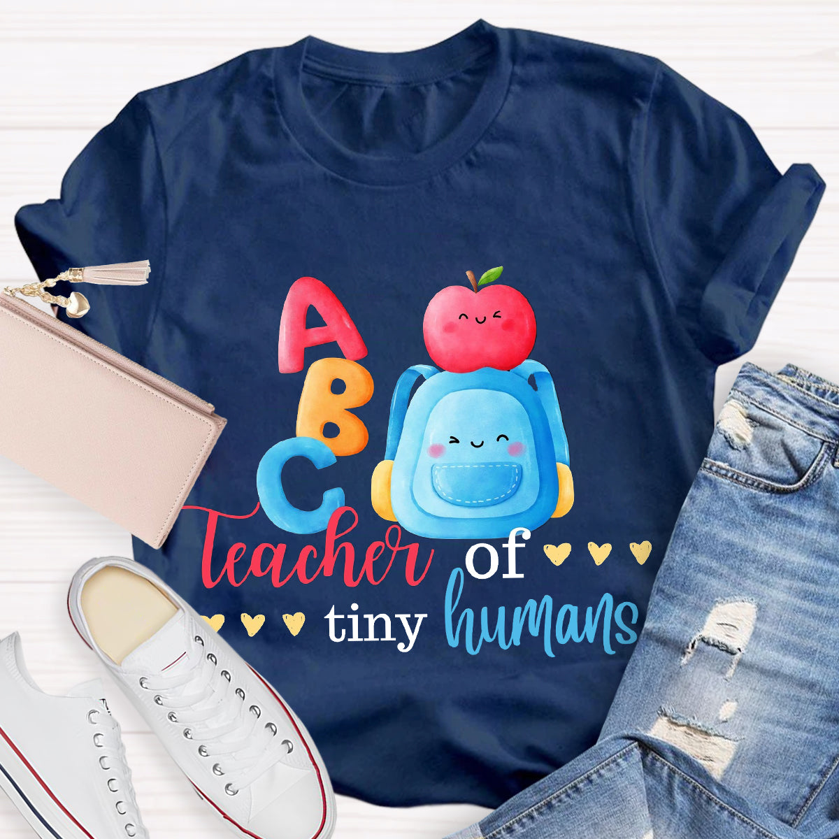 ABC Teacher Of Tiny Humans T-Shirt