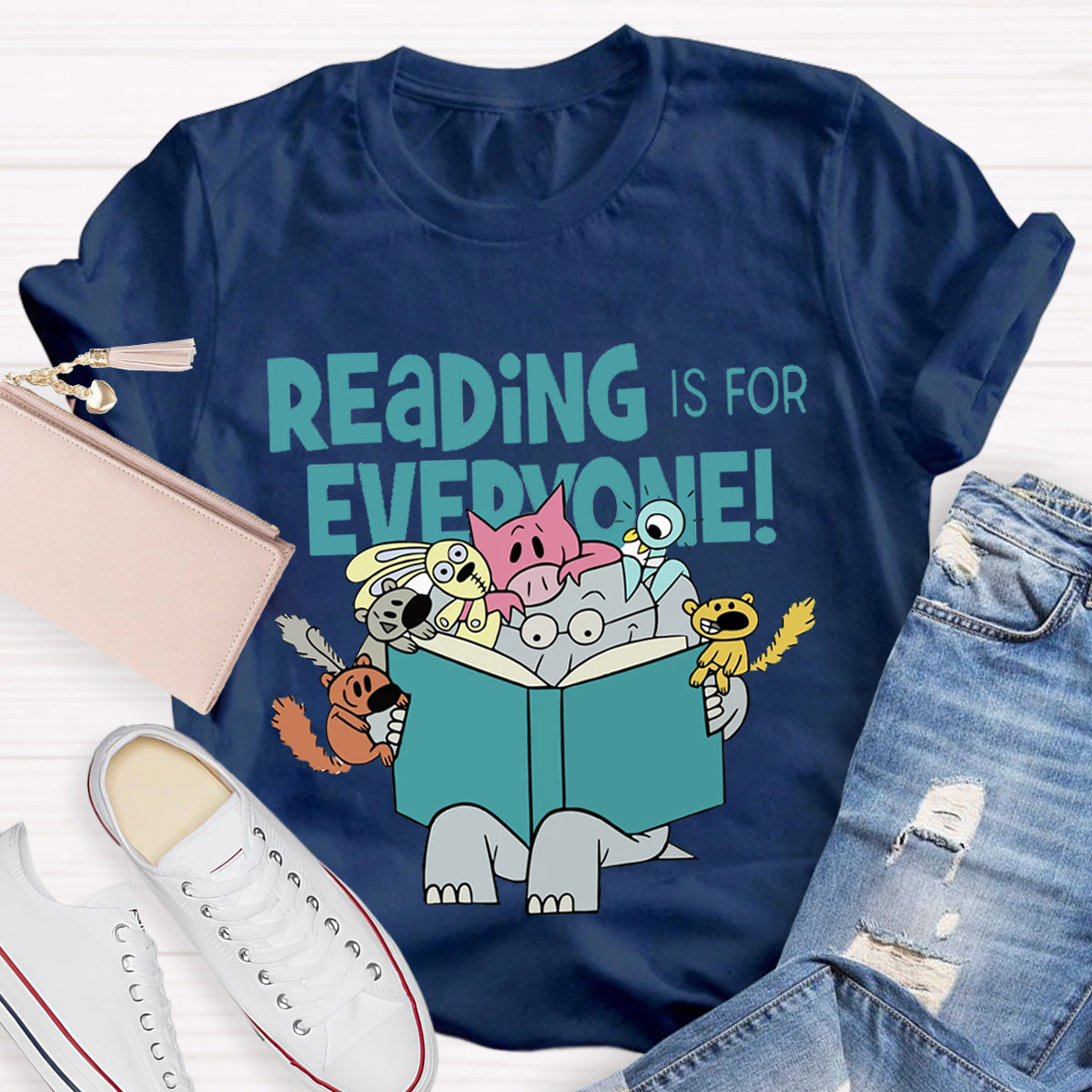 Reading Is For Everyone Teacher T-Shirt