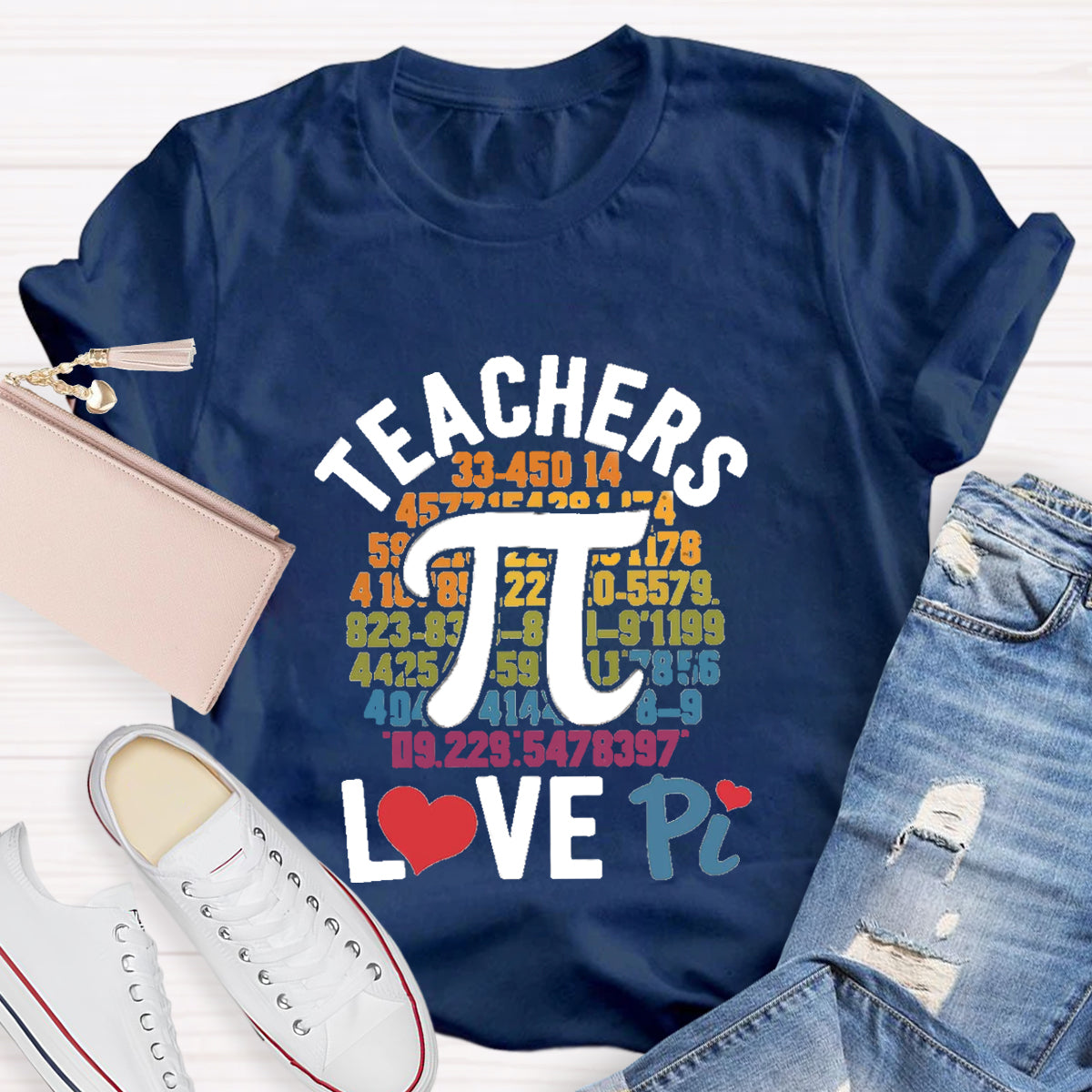 Teachers Love Pi Day T-Shirt