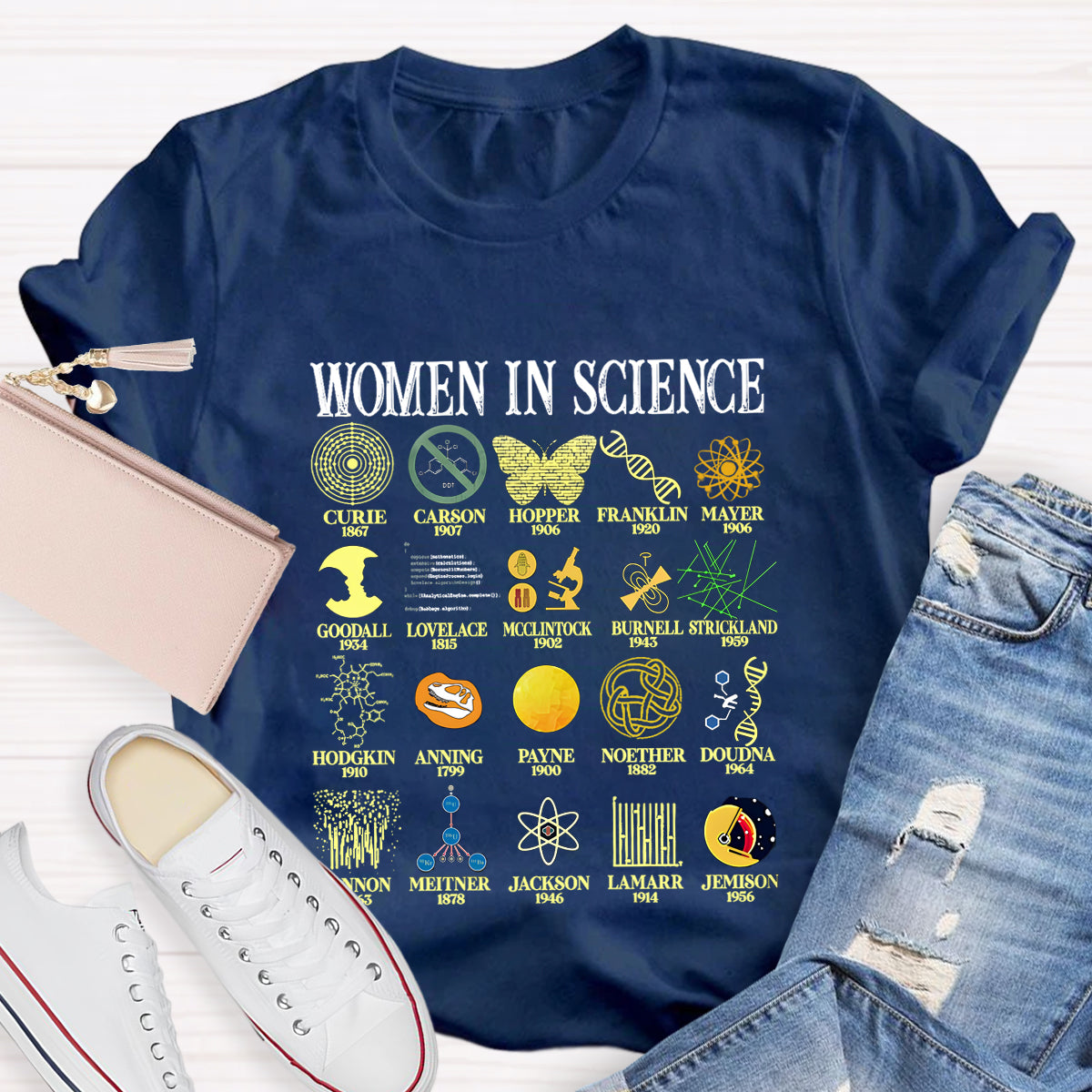 Women In Science Teacher T-Shirt