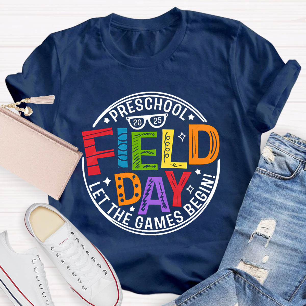 Personalized Grade 2025 Field Day Teacher T-Shirt