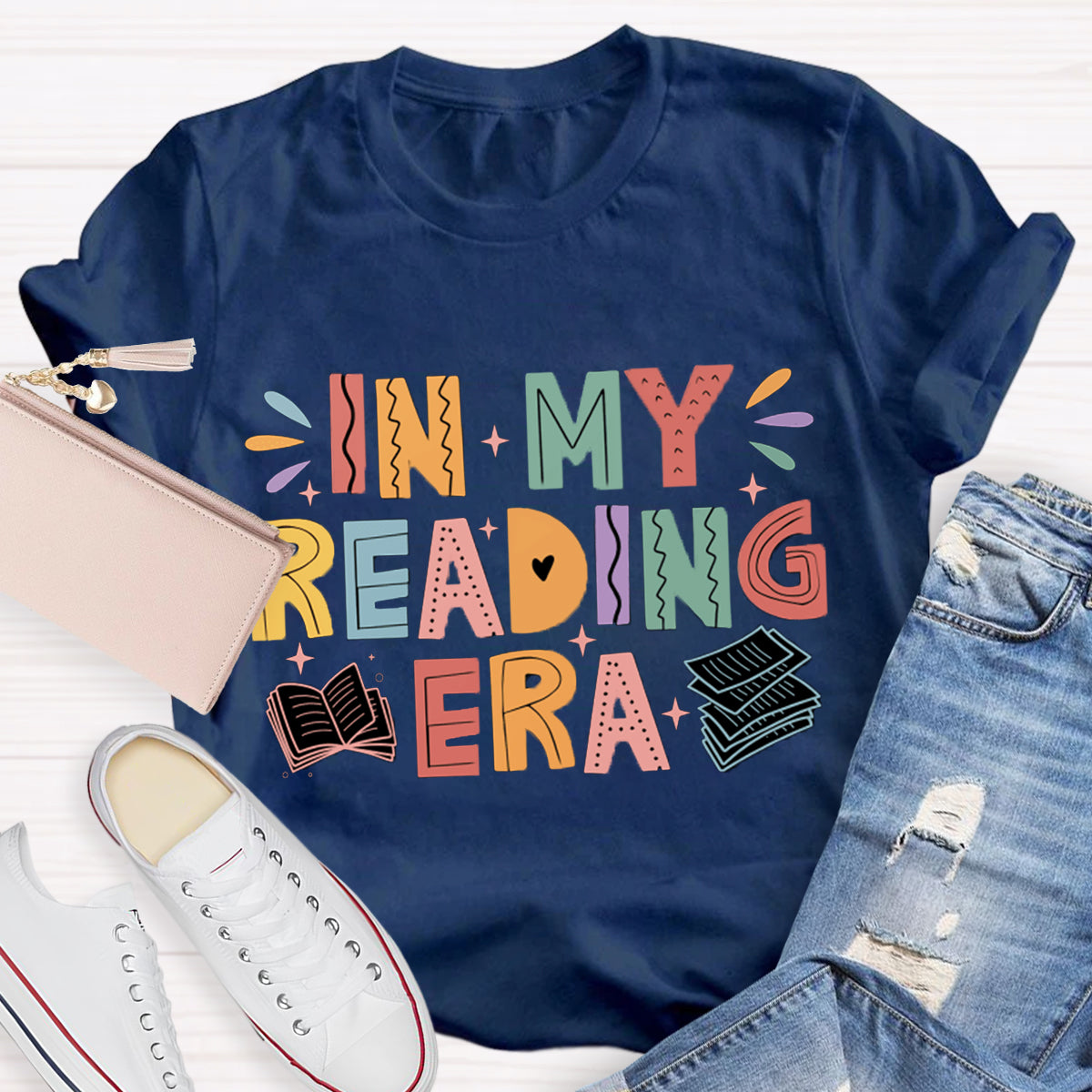 In My Reading Era Teacher T-Shirt