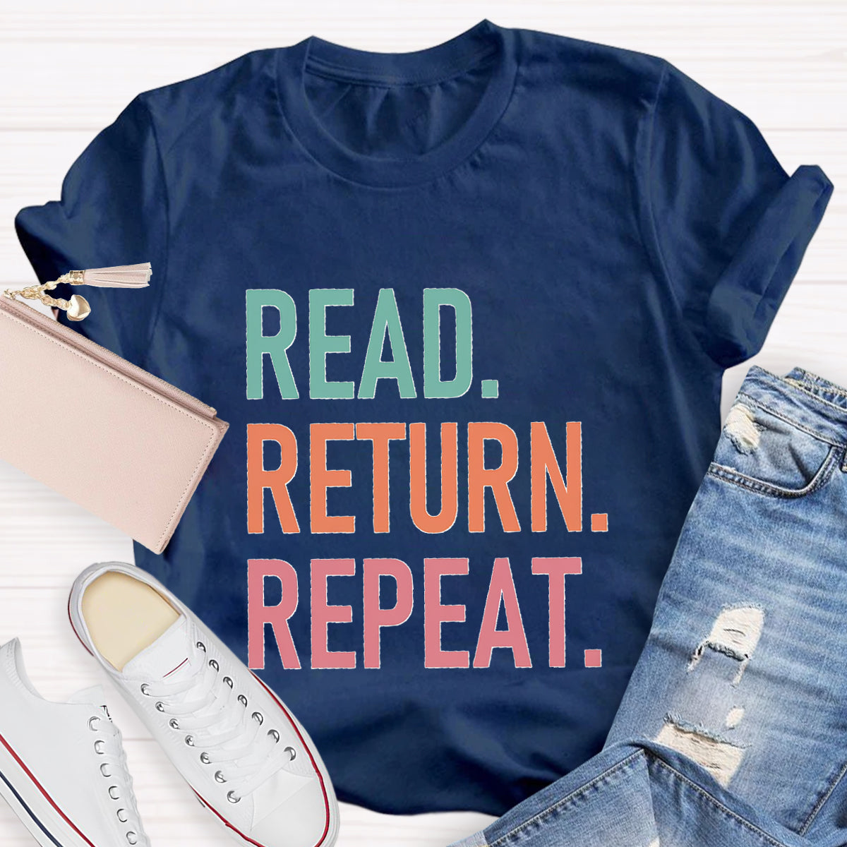 Read Return Repeat Library Book T-Shirt