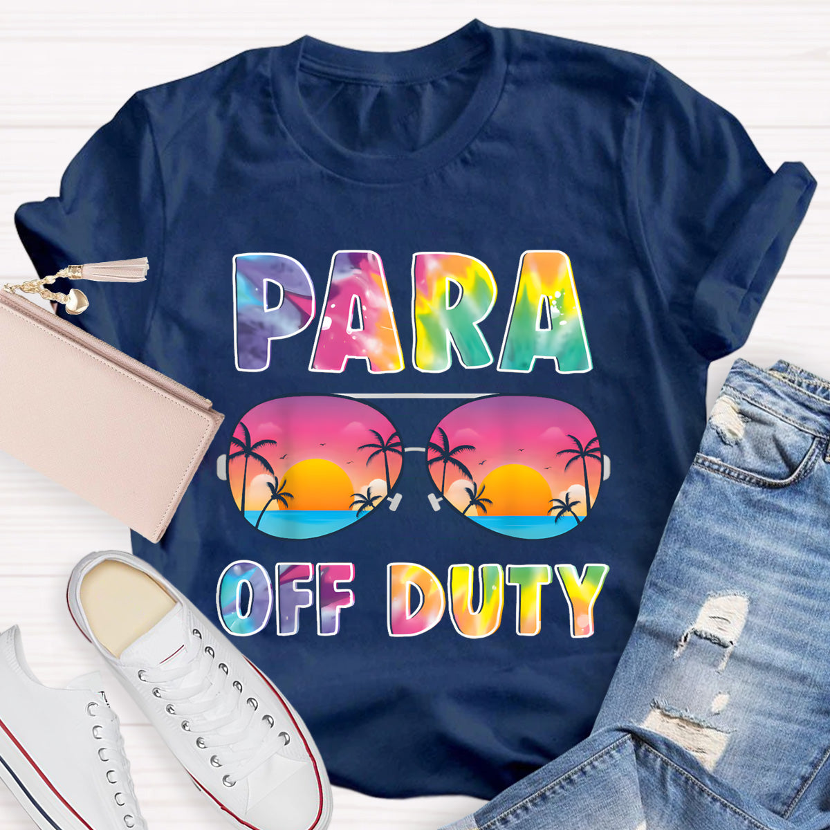 Para Off  Duty Teacher T-Shirt