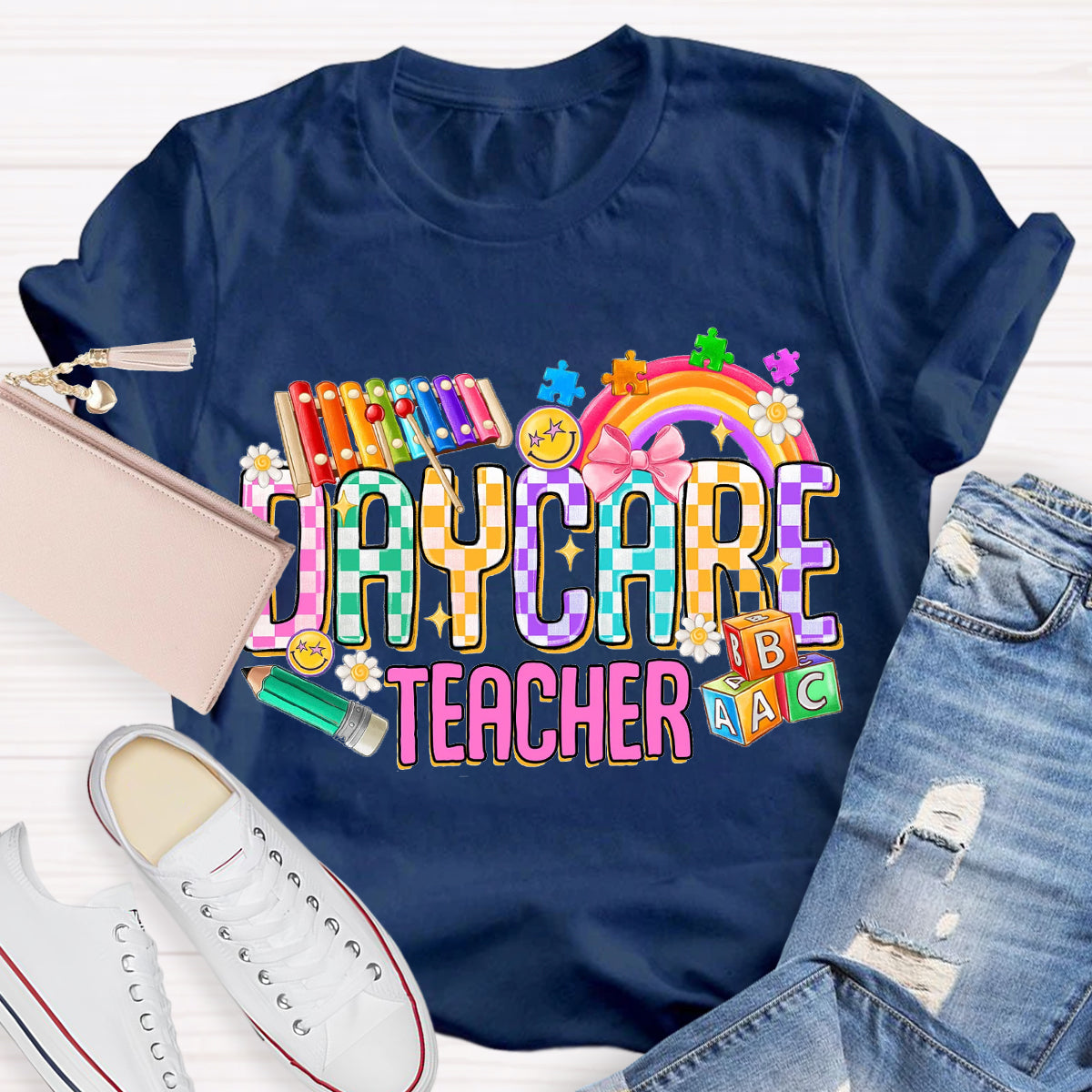 Rainbow Daycare Teacher T-Shirt