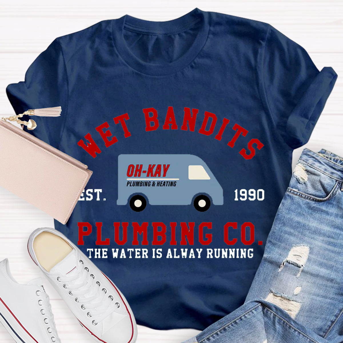 Wet Bandits Plumbing Co Teacher T-Shirt