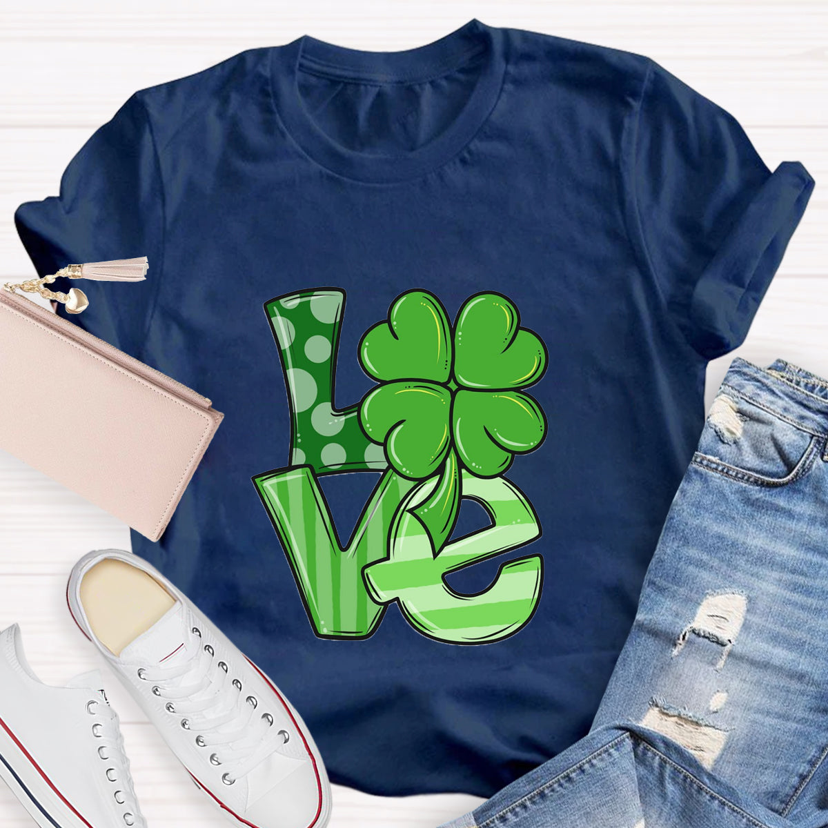 St. Patrick's Day Love Teacher T-Shirt