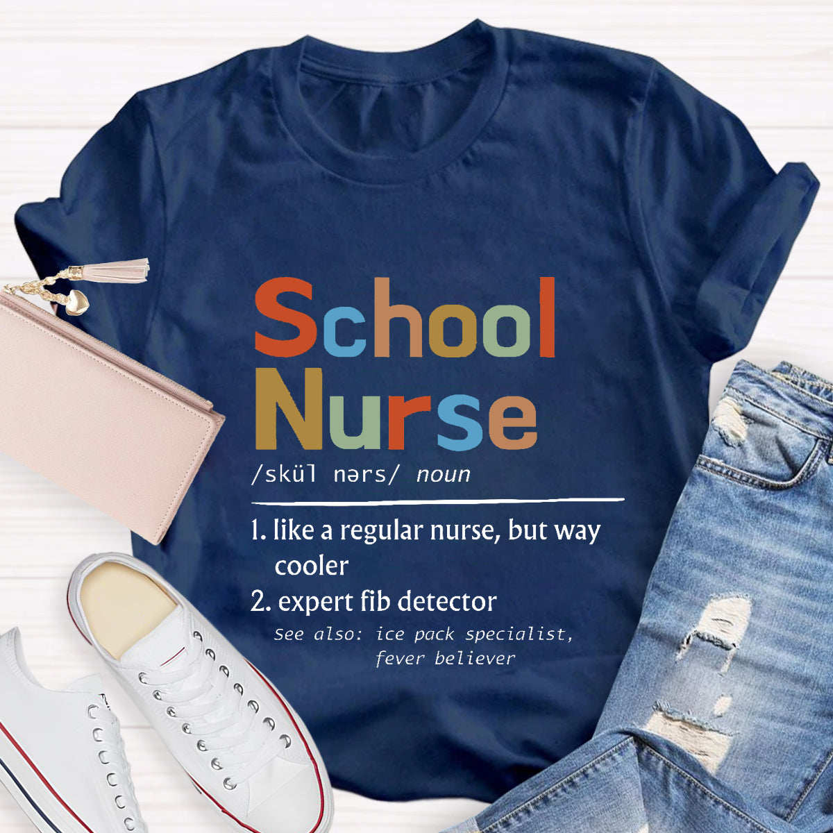 School Nurse Like Normal Nurse But Way Cooler T-Shirt