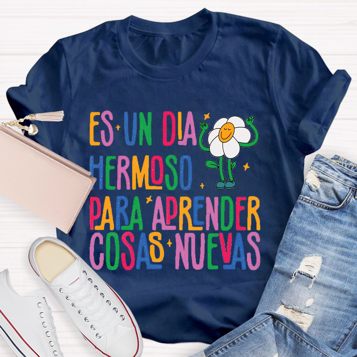 Cosas Nuevas Bilingual Teacher T-Shirt