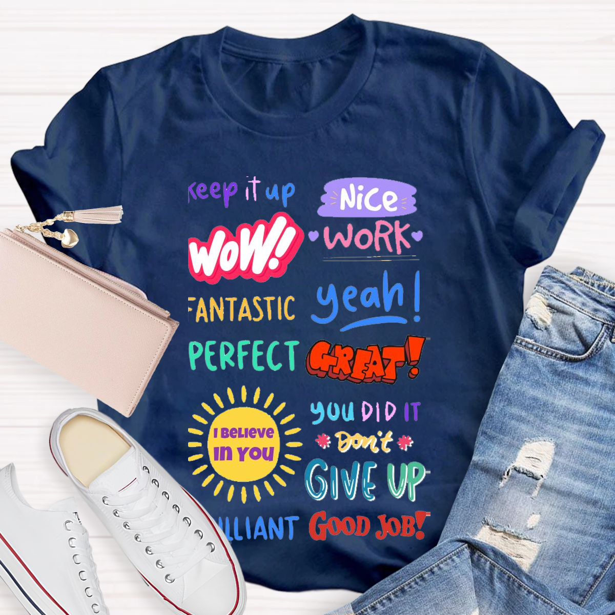 Inspirational Teacher Design Empowering Educators With Style T-shirt