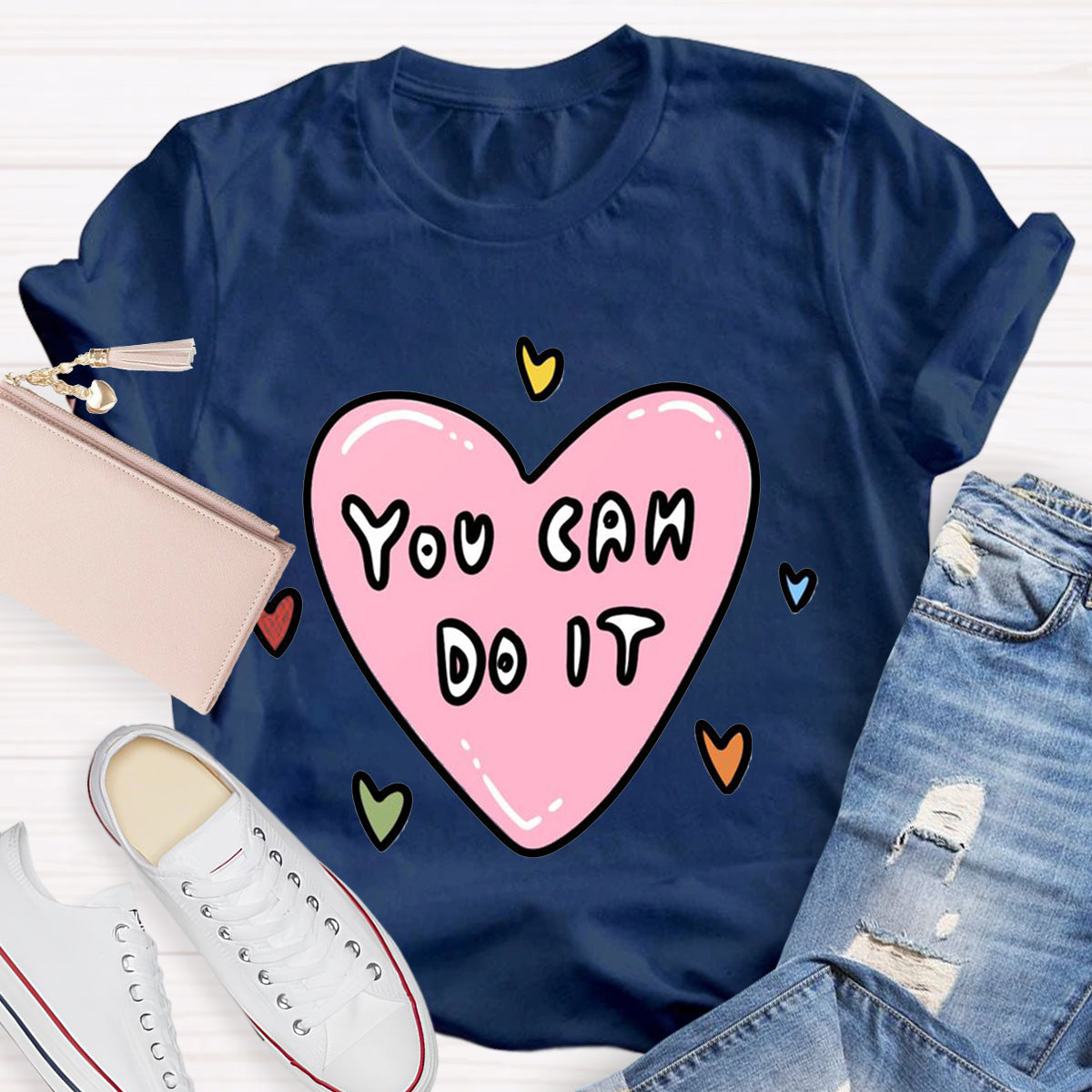 You Can Do It Motivational Language T-Shirt