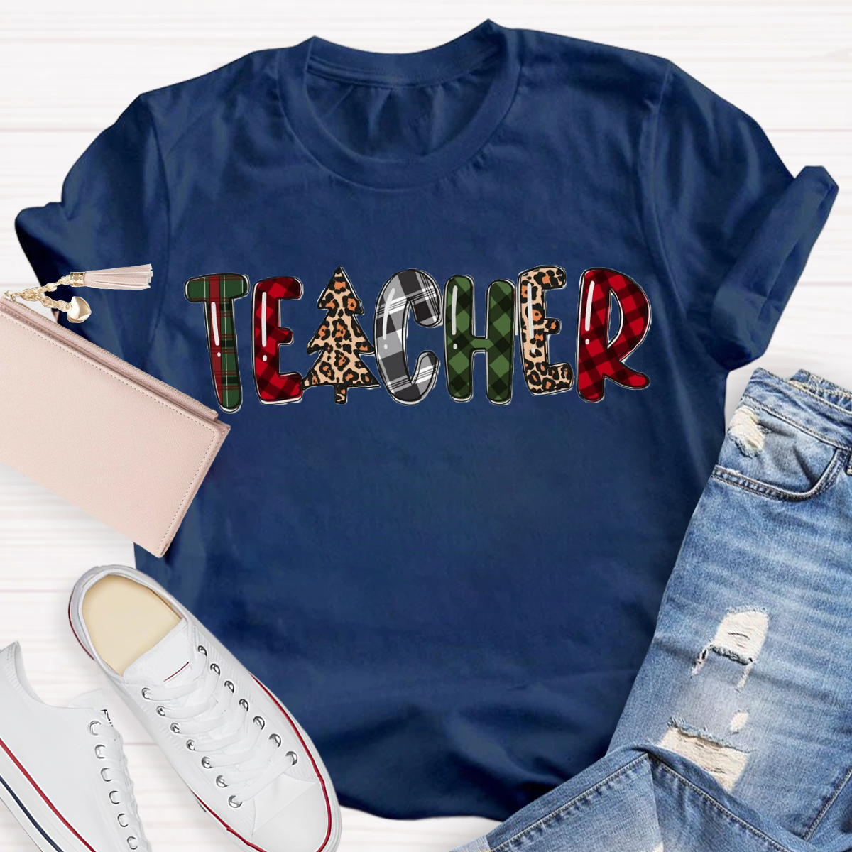 Christmas Tree Teacher T-Shirt