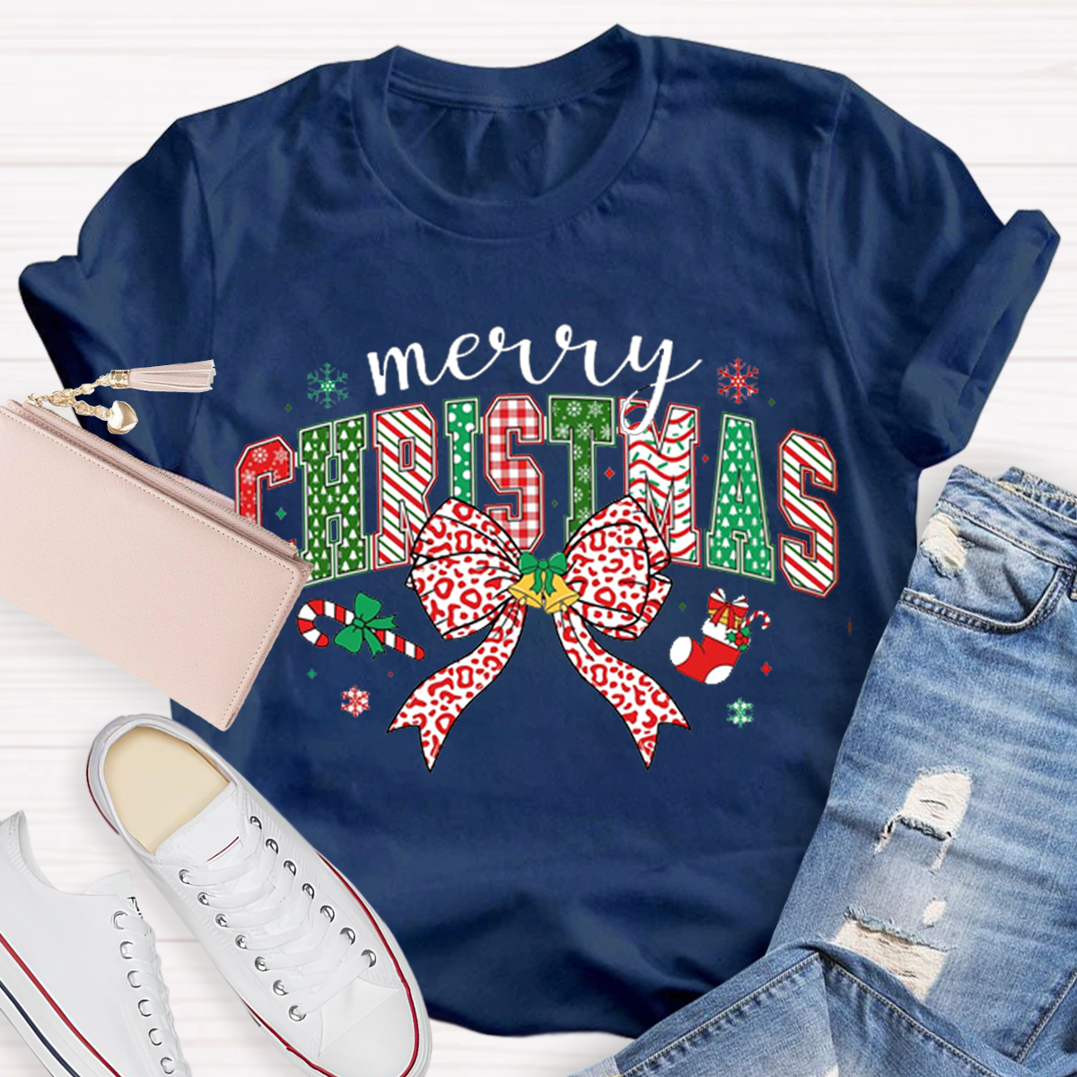 Cute Merry Christmas Teacher T-Shirt