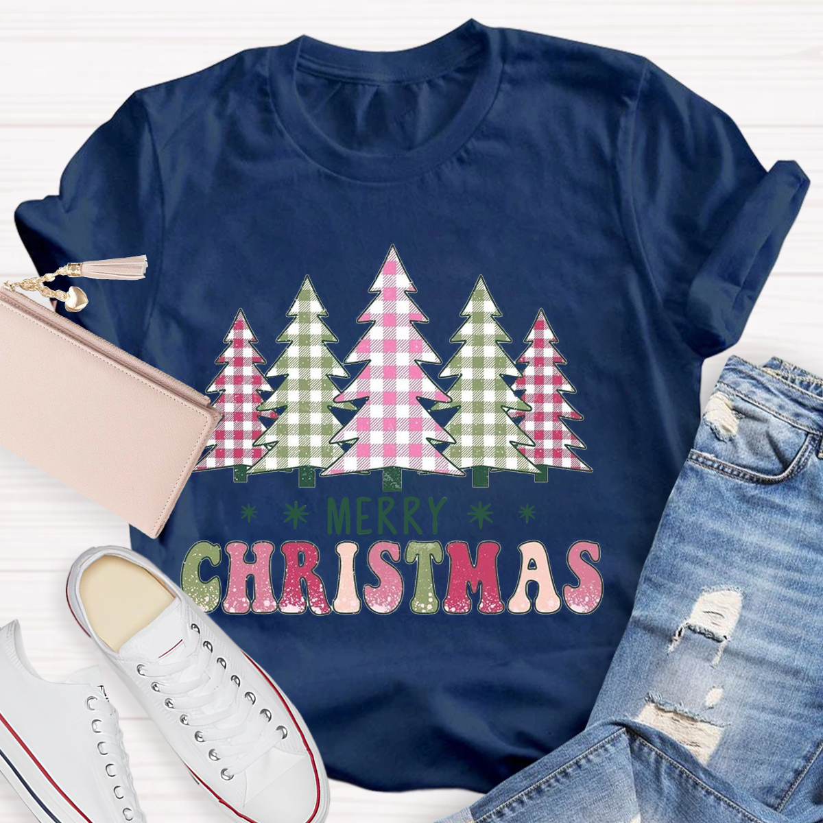 Coquette Merry Christmas Tree T-Shirt