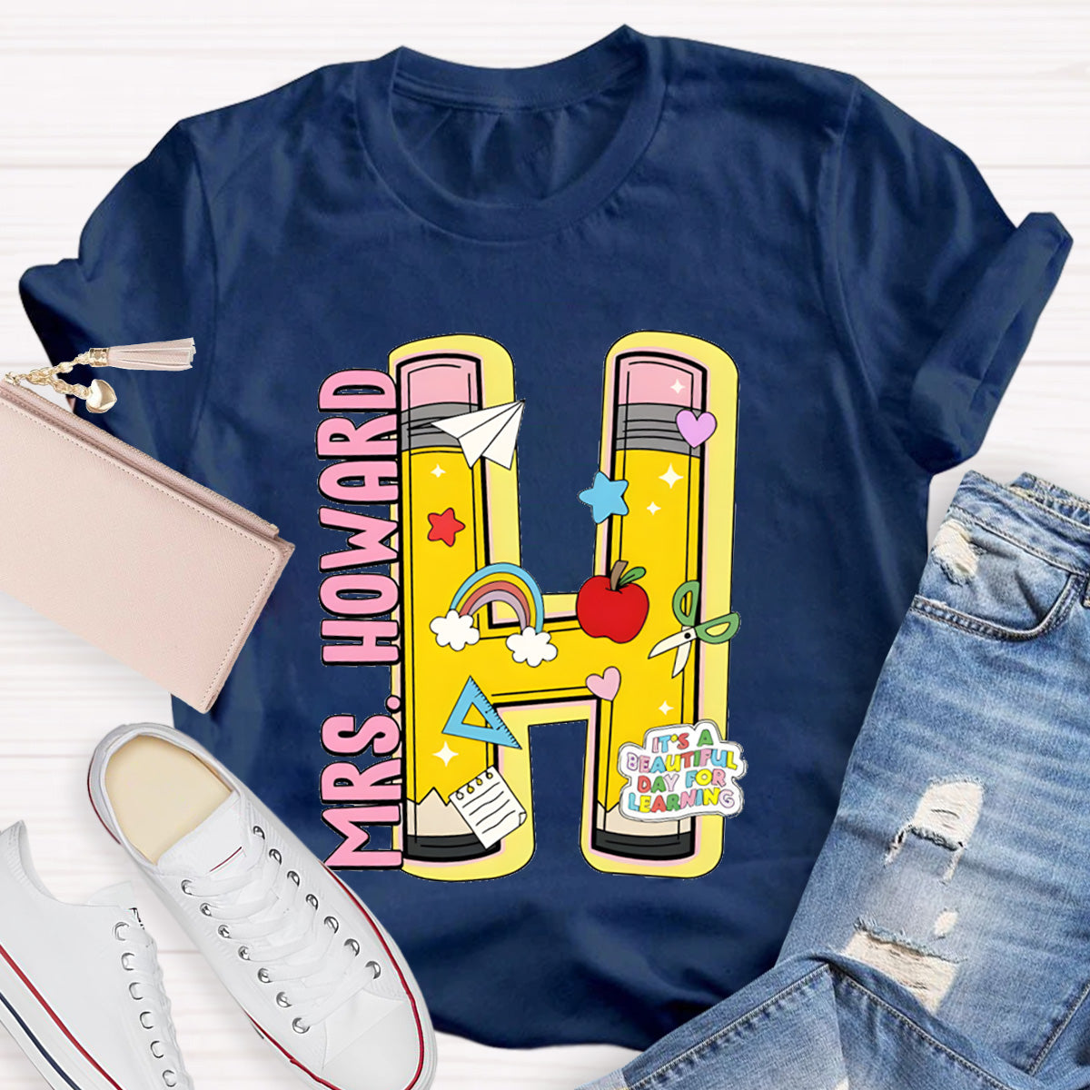 Personalized Teacher Name Mrs Howard T-Shirt