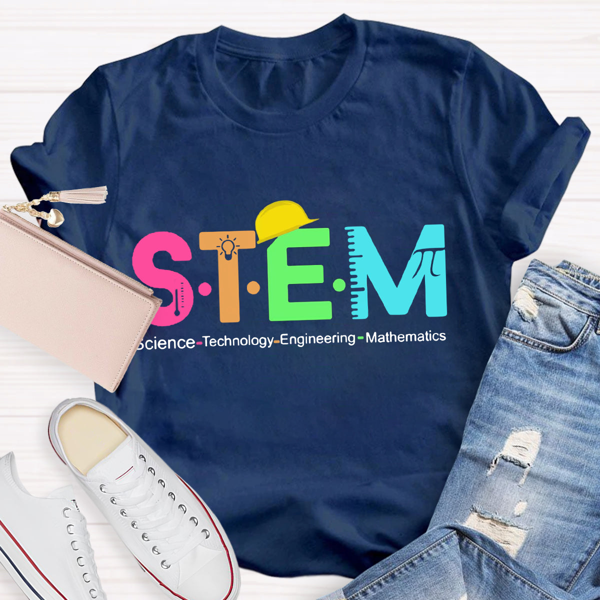 Science Technology Engineering Mathematics Teacher T-Shirt