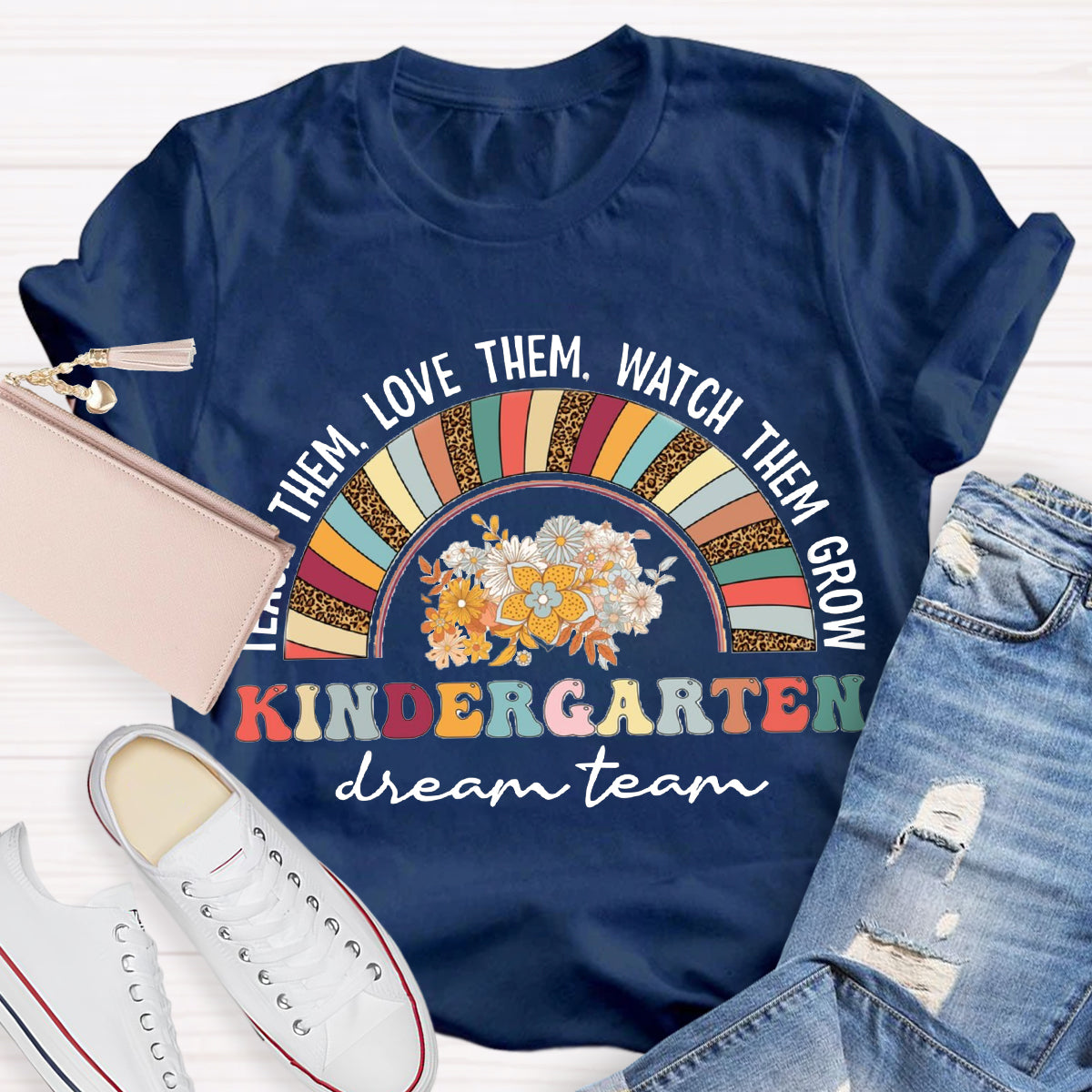 Personalized Grade Dream Team Teach Them Love Them T-Shirt