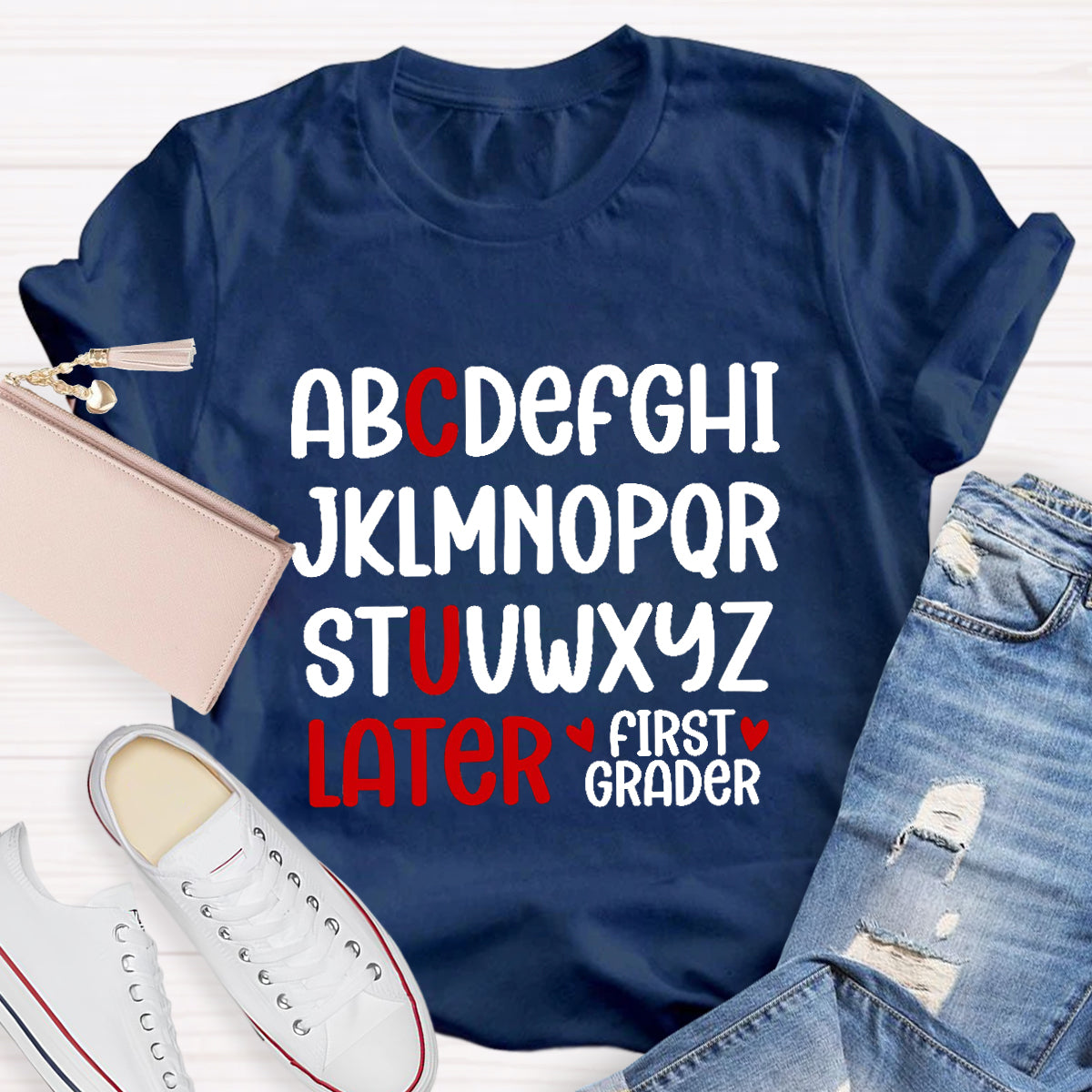Personalized Grade See You Later Teacher T-Shirt