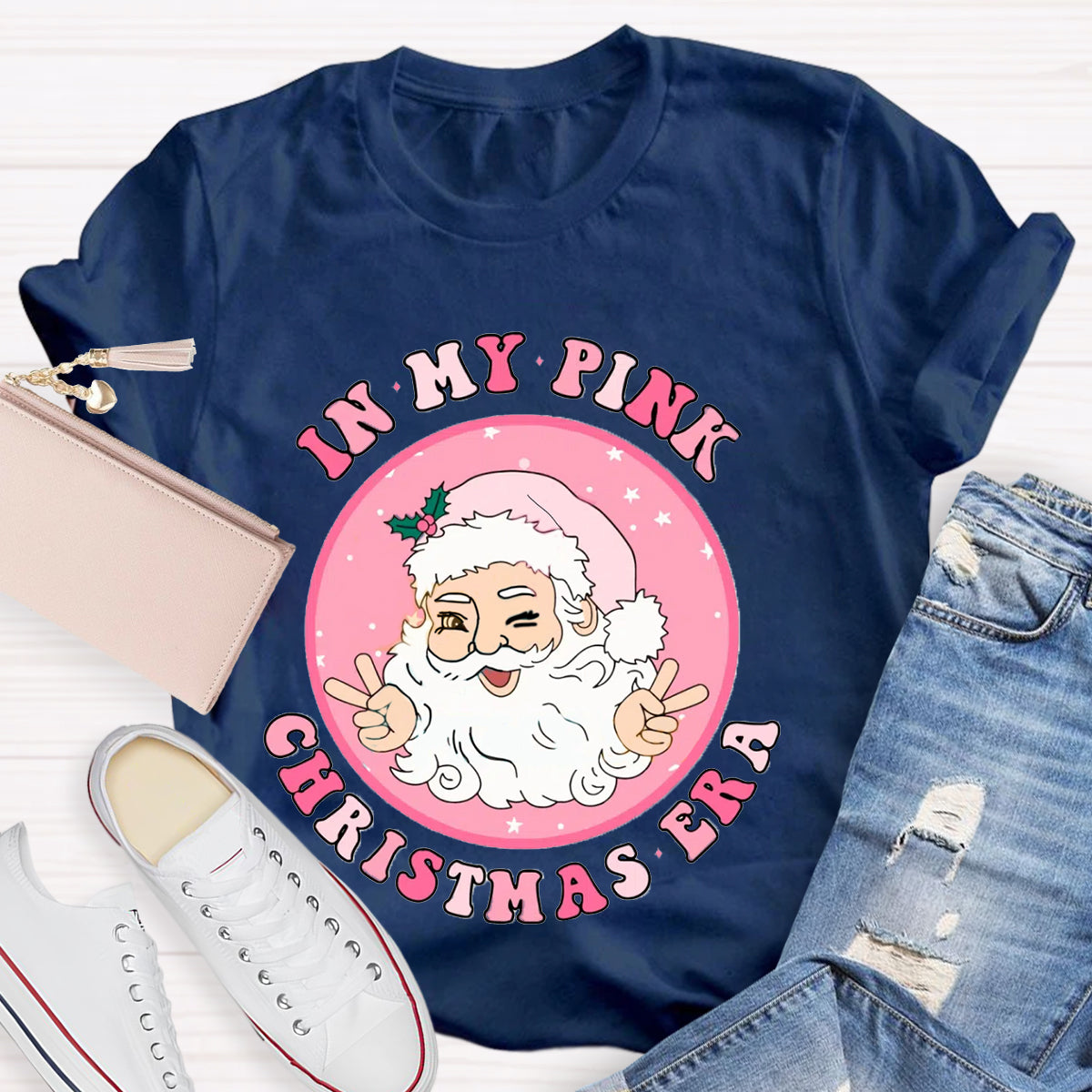 In My Pink Christmas Era T-Shirt