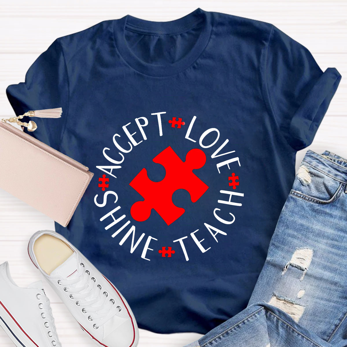 Accept Love Teach Shine T-Shirt