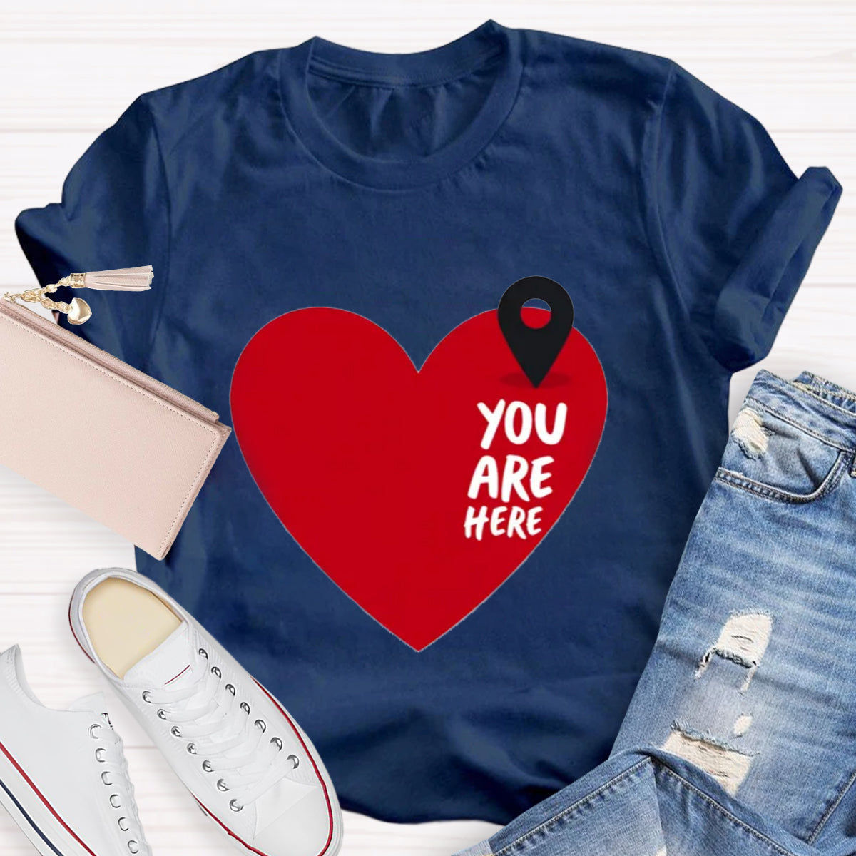 You Are Here In My Heart T-Shirt