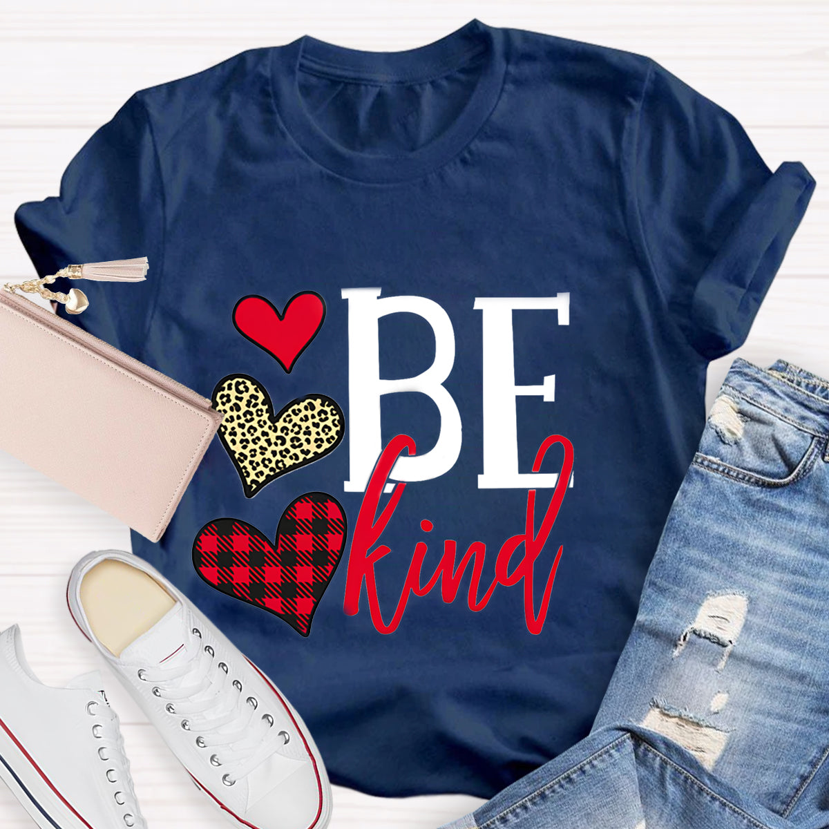 Red Heart Be Kind T-Shirt