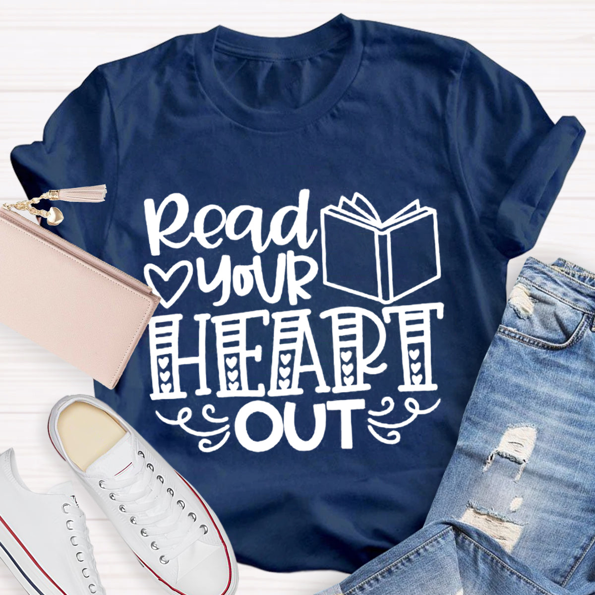 Read Your Heart Out Teacher T-Shirt