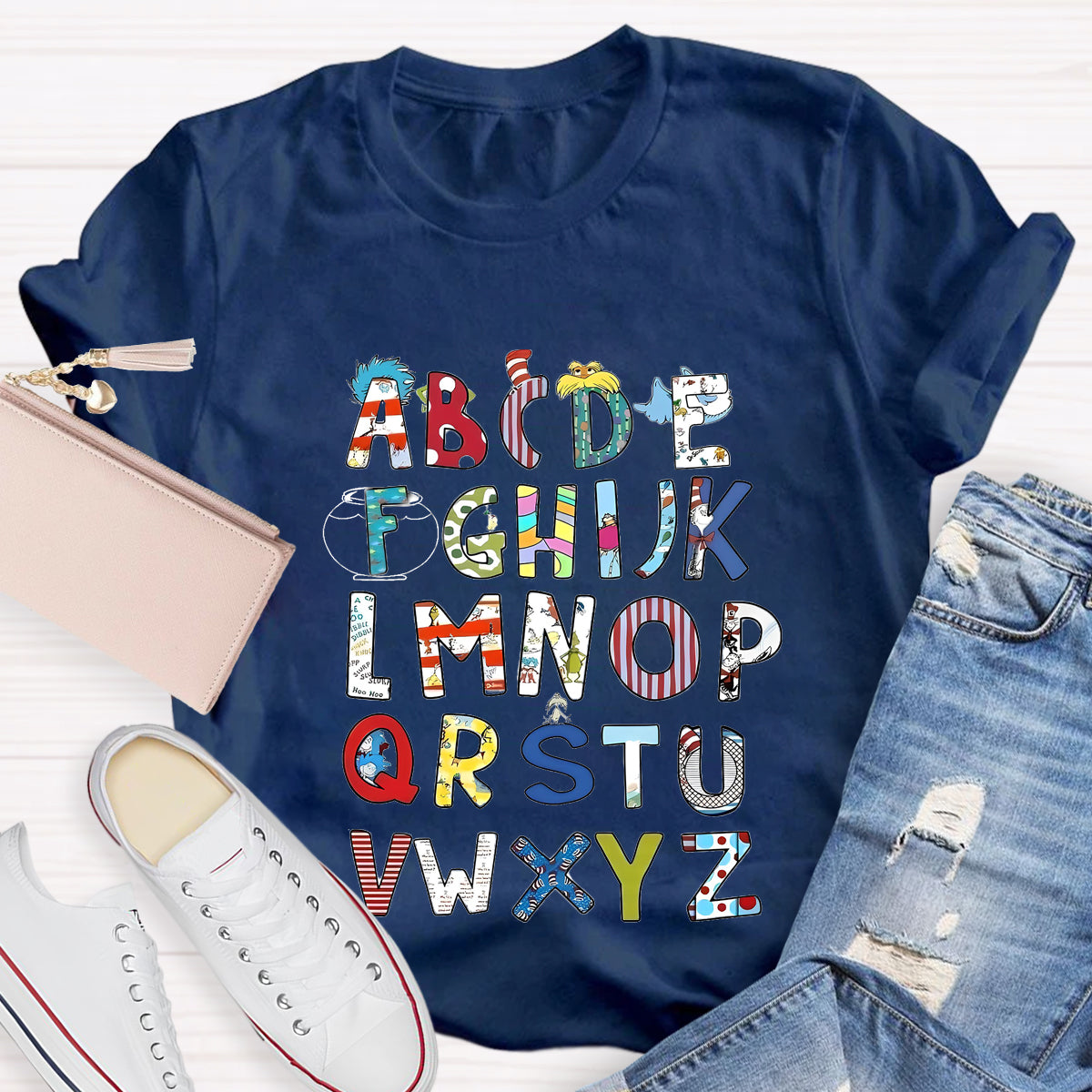 Children's Books Alphabet Teacher T-Shirt