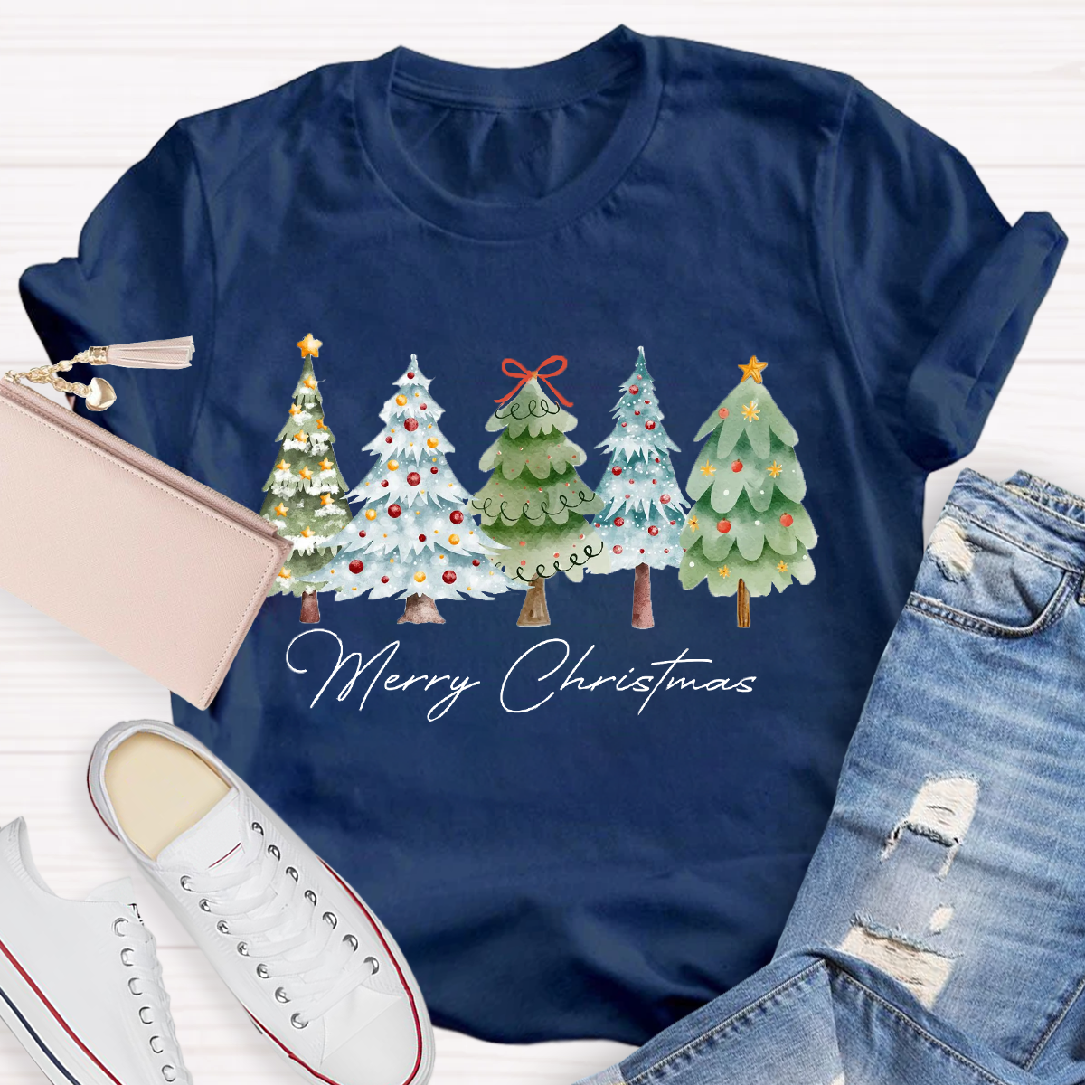 Merry Christmas Tree T-Shirt